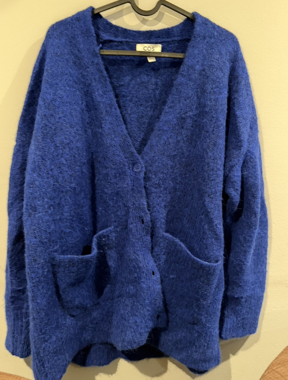 COS Blue Mohair-Blend Cardigan - photo 2