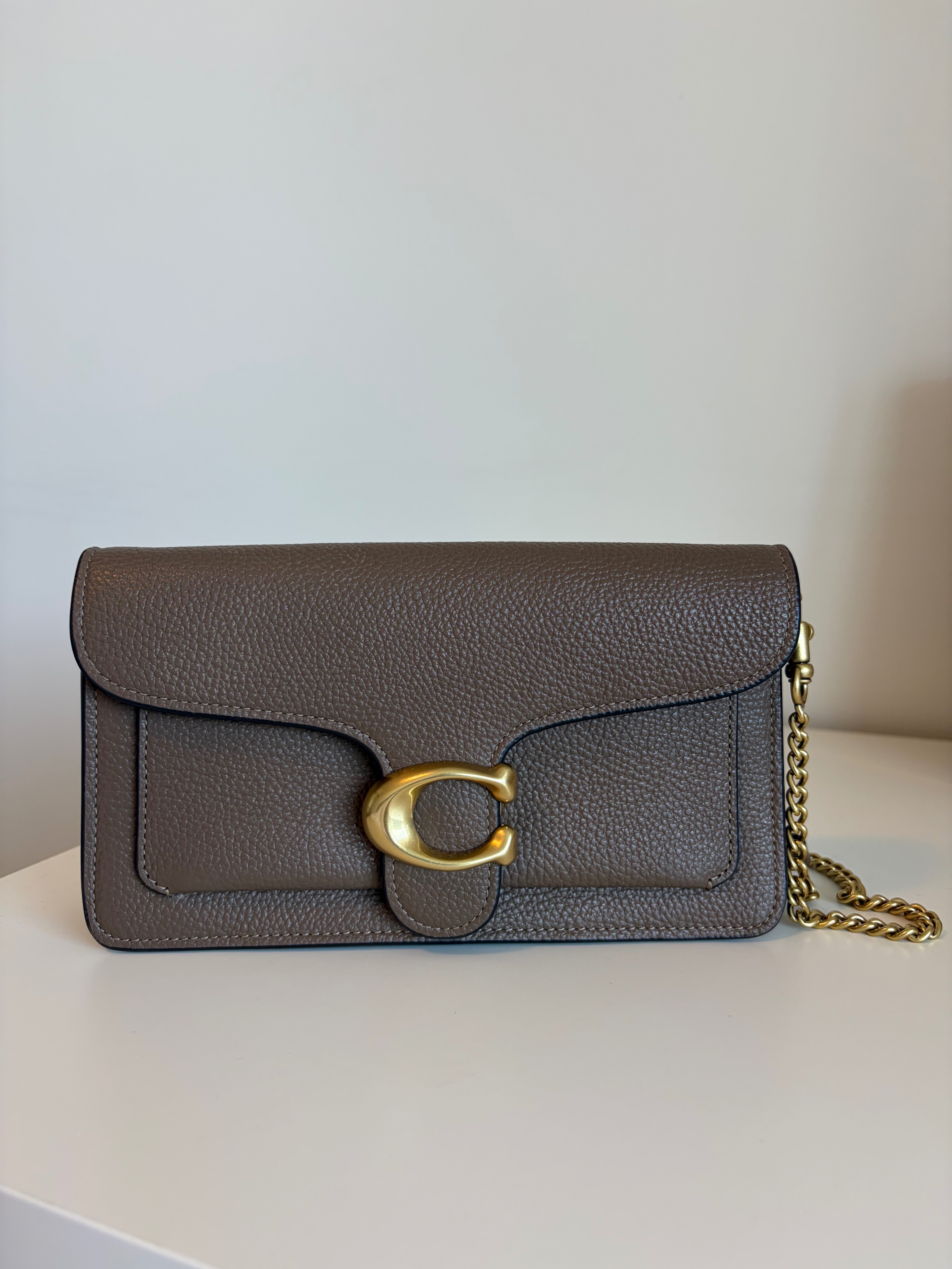 Coach Tabby Chain Clutch CE772 – Dark Stone - photo 2