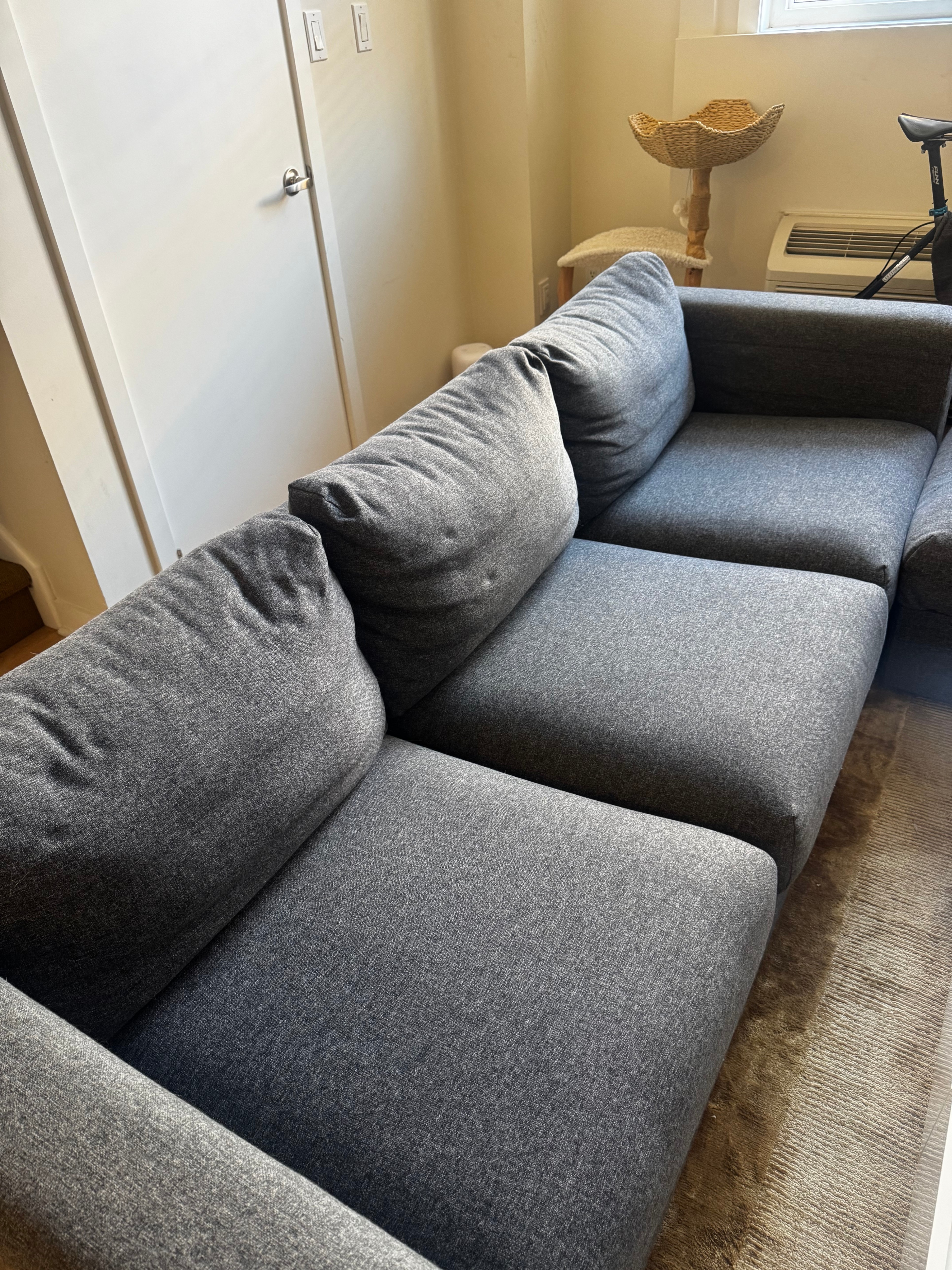 Ikea Finnala couch with ottoman - photo 4