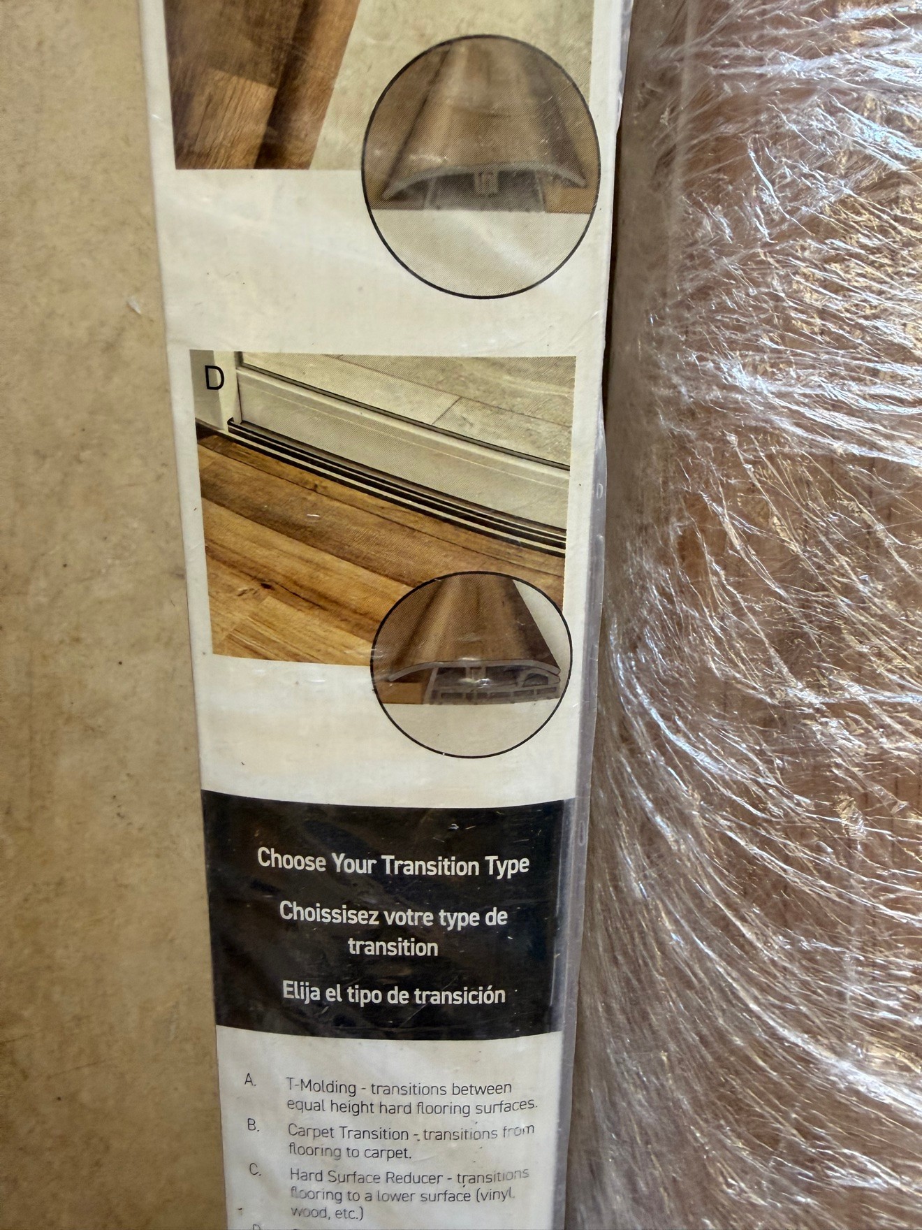 Performance Accessories 4-in-1 Vinyl Flooring Molding Kit — New