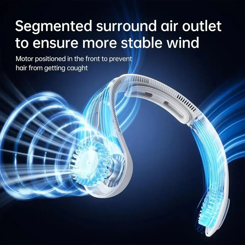 2 Pack of Portable Neck Fan Upgraded, Neckbrace - photo 5