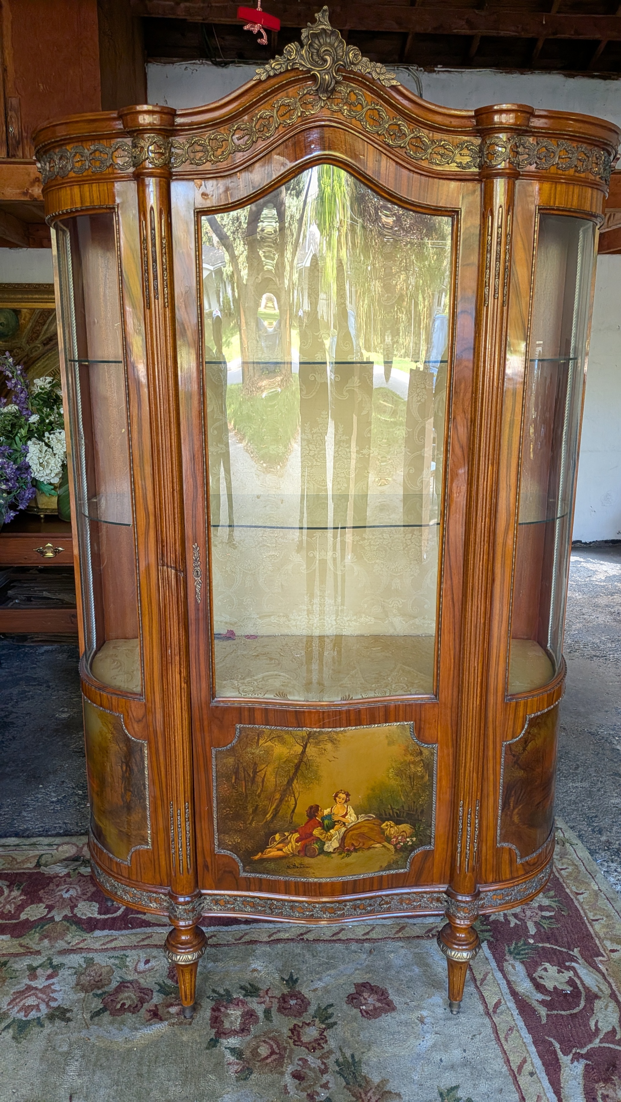 Ornate French Style Curio / Display Cabinet – $650 OBO