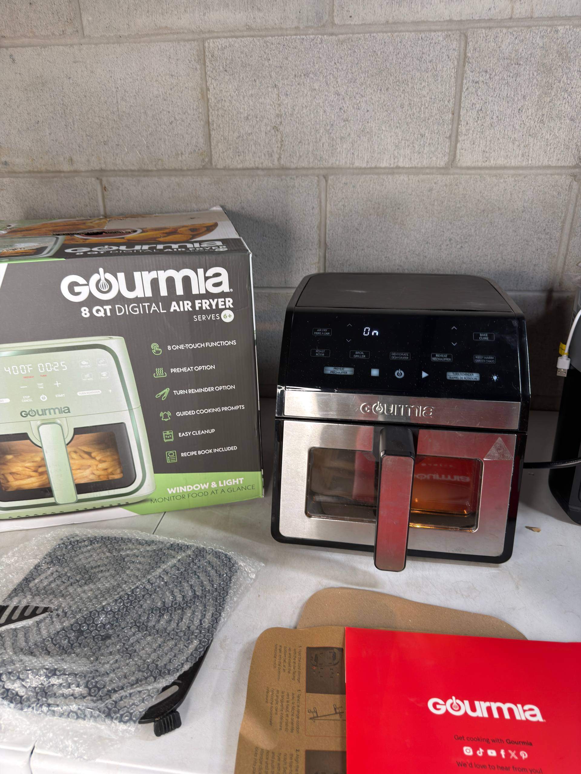 Gourmia GOURMIA Digital Air Fryer, 7.5 Liter with Window and - photo 4