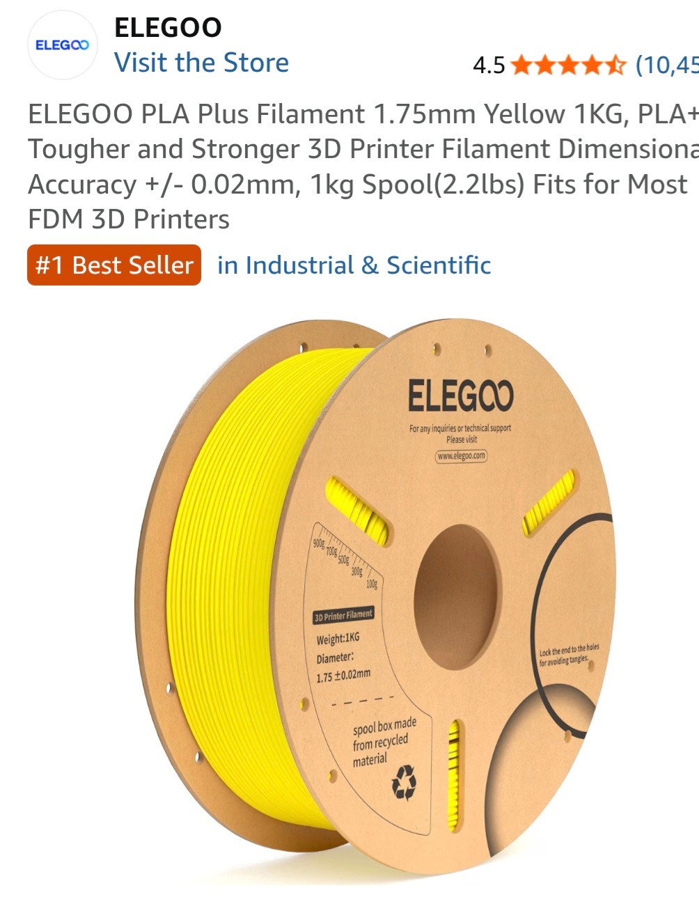 ELEEGO PLA PLUS 3D - photo 3