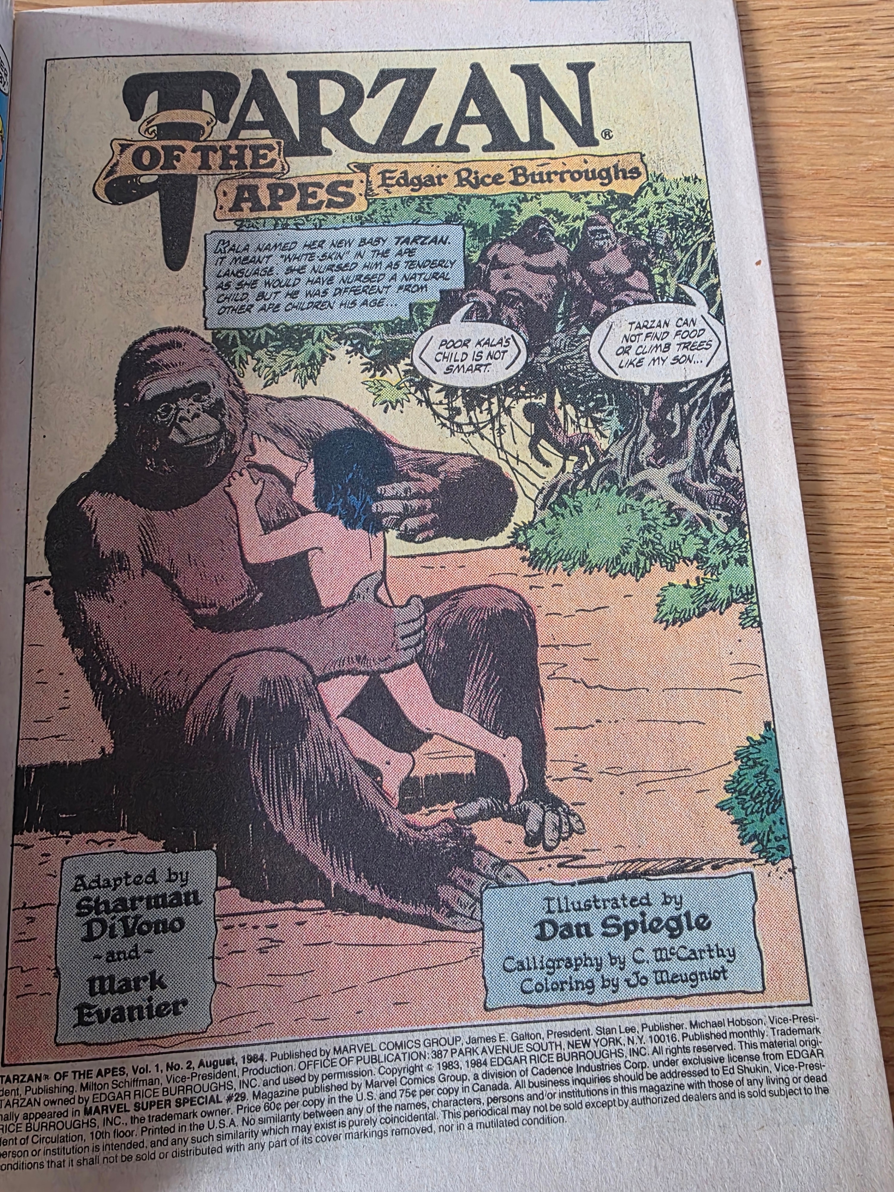 Tarzan of the Apes Marvel Limited Series #1-2 - photo 4