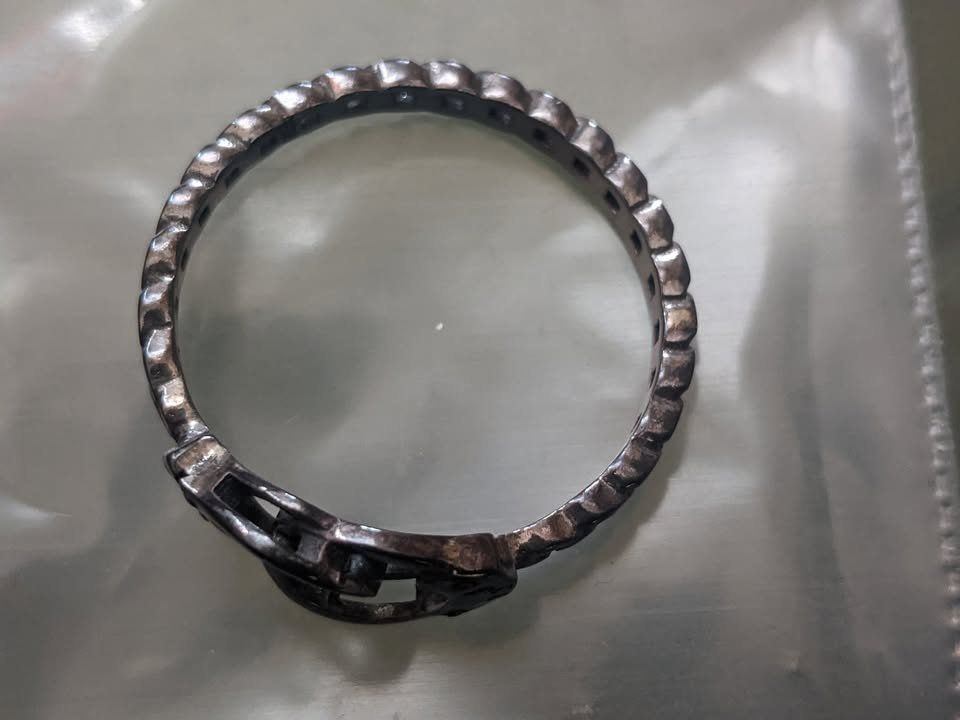 Silver Phantom Jewelry Handcuff Ring, 925 Sterling Silver,Size13 - photo 3