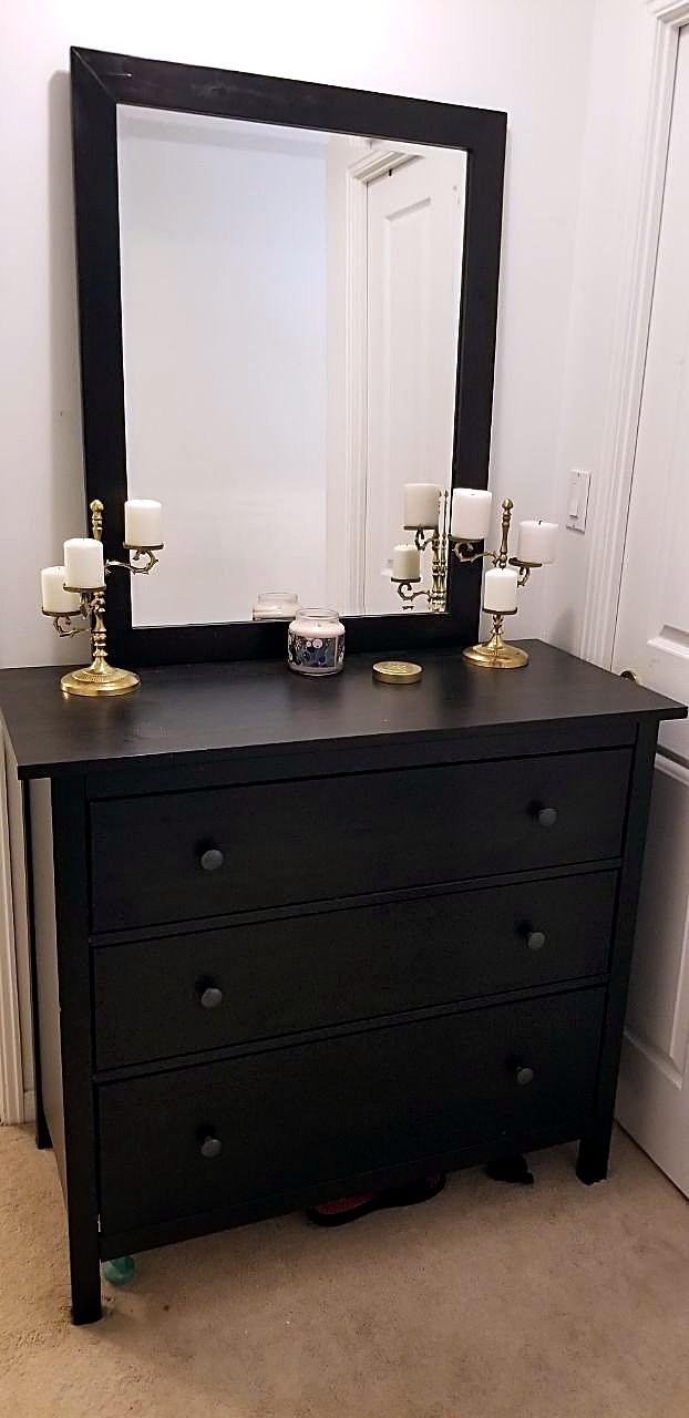 Ikea 3-Drawer Chest or Dresser Black-Brown - photo 2