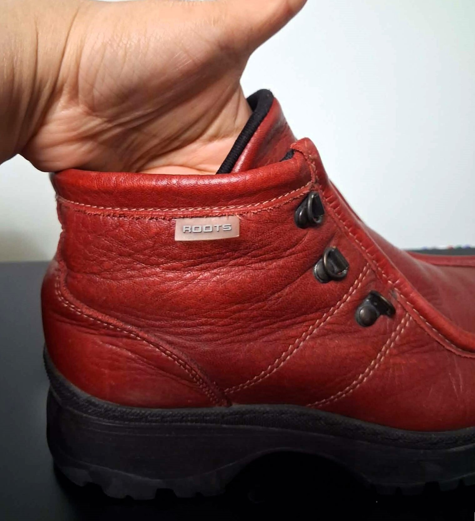 Rare Vintage Roots TUFF Boots Premium Leather Made in Canada - photo 4
