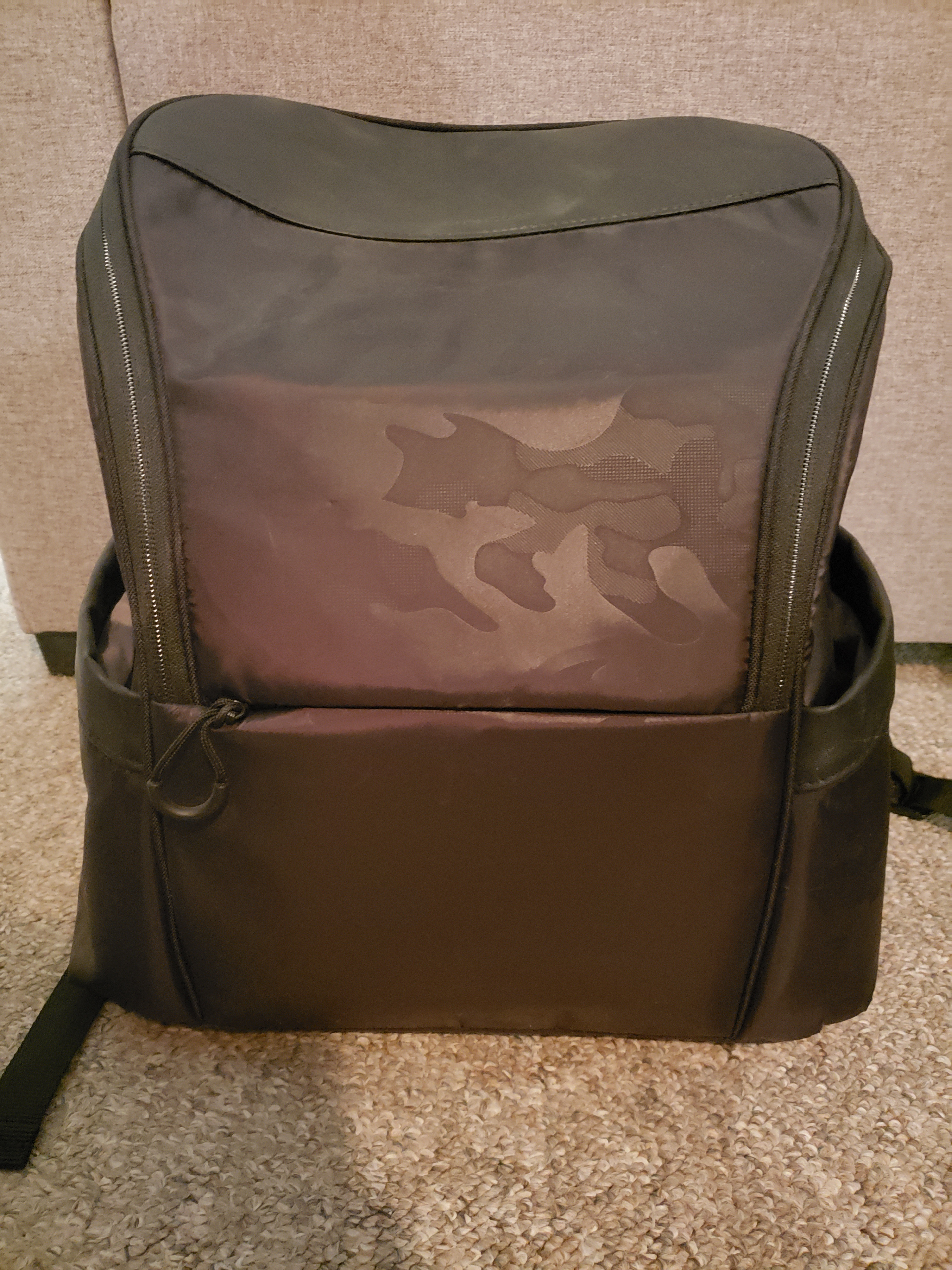 Skip Hop Paxwell Easy Access Diaper Backpack Black Camo. NWOT.