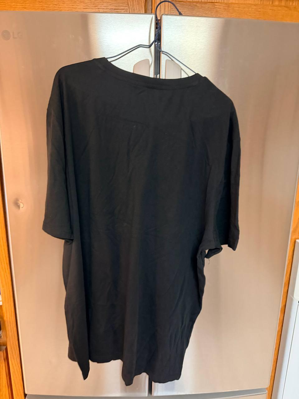 Plain Black George T-Shirt – XL - photo 2