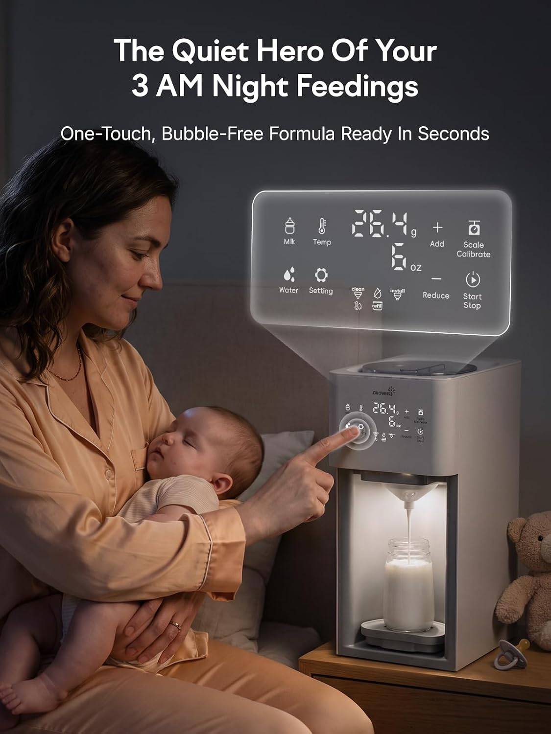 Baby Formula Dispenser, Ultra-Precise Automatic Formula Maker - photo 2