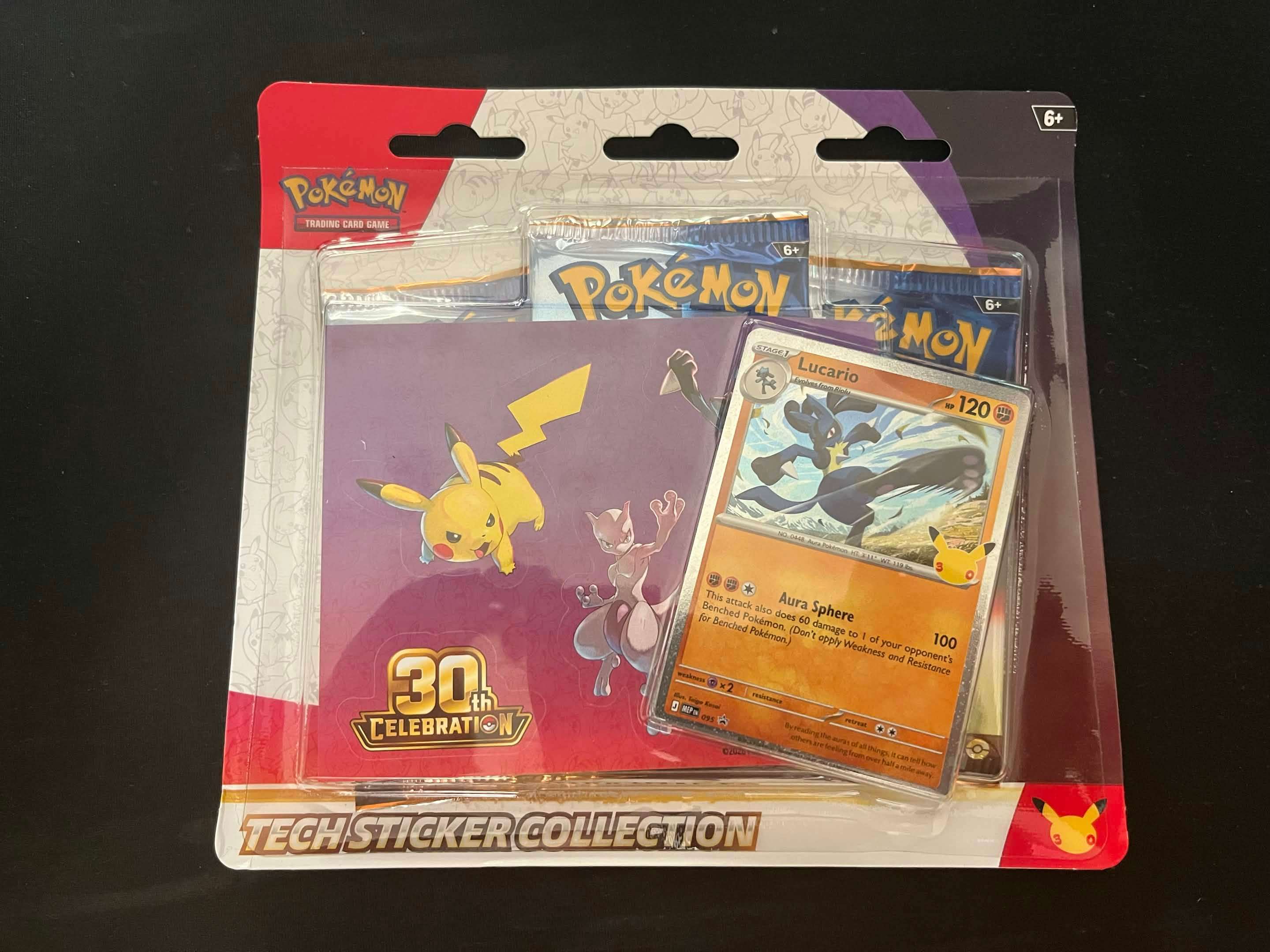 Pokemon 30th Celebration Anniversary Tech Sticker Collection