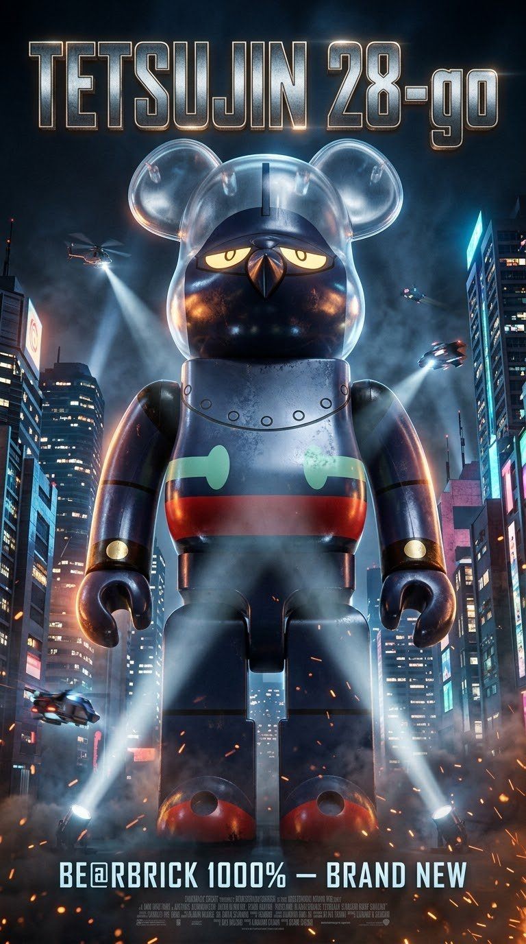 BE@RBRICK Tetsujin 28-go 1000% – Brand New