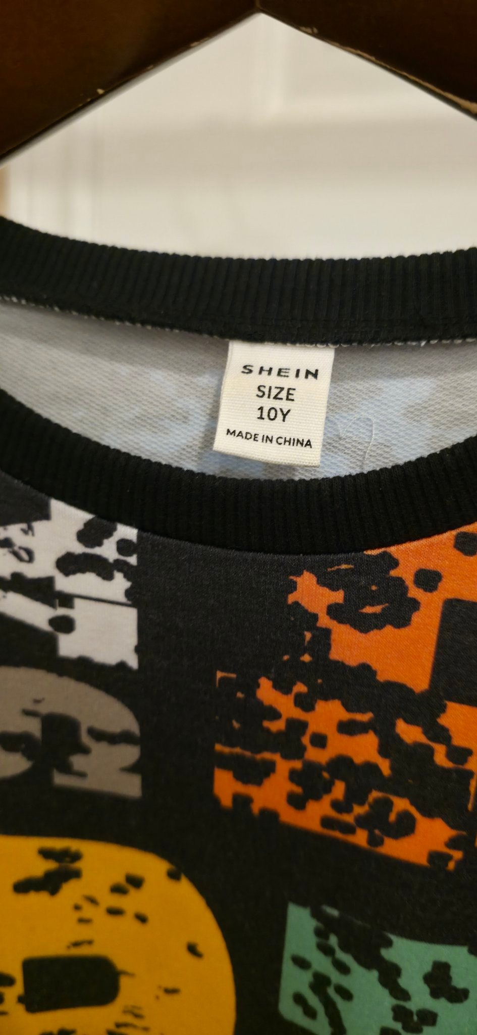 Kids SHEIN letter-print sweatshirt size 10Y - photo 3