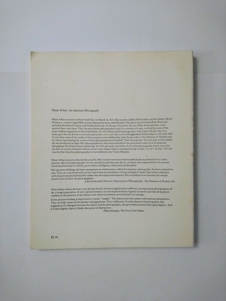 Diane Arbus: an Aperture Monograph - photo 2