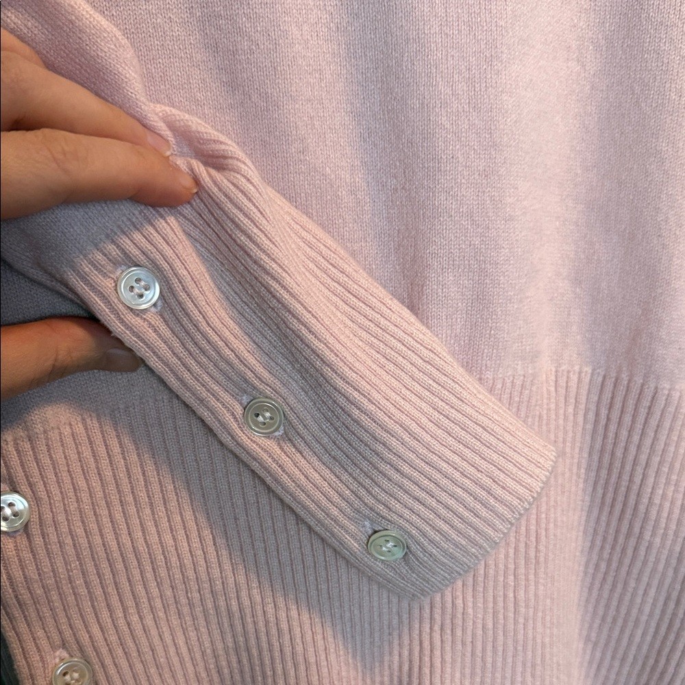 Thom Browne Light Pink Cashmere Sweater - photo 4