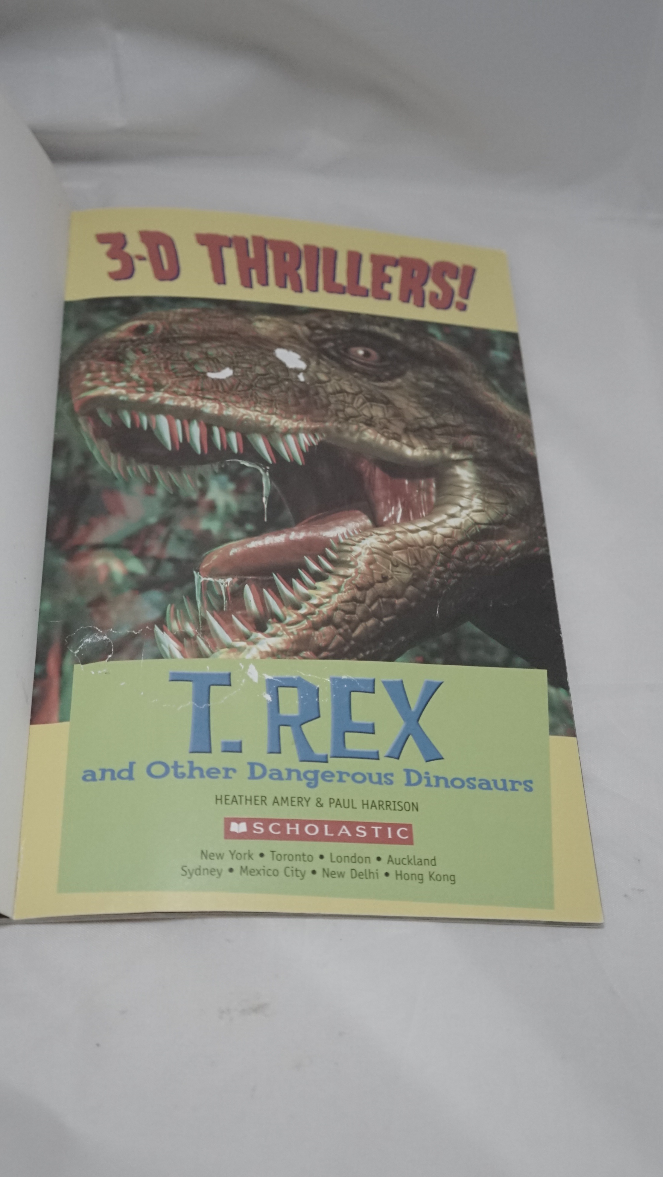 3-D Thrillers T-Rex and Other Dangerous Dinosaurs Scholastic Pap - photo 3