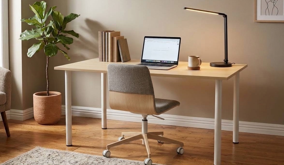 Minimalist Light Wood Desk