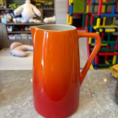 Le Creuset Stoneware Pitcher - Flame Orange Ombre (Brand New)