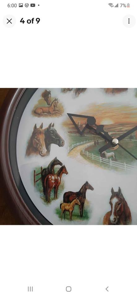 New Ruane Manning Horse, wall clock equestrian - photo 4
