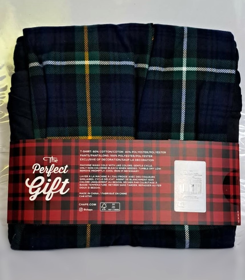 Gift for Him - Brand New Chaps Men’s 2-Piece Pajama Sleep Set - photo 2