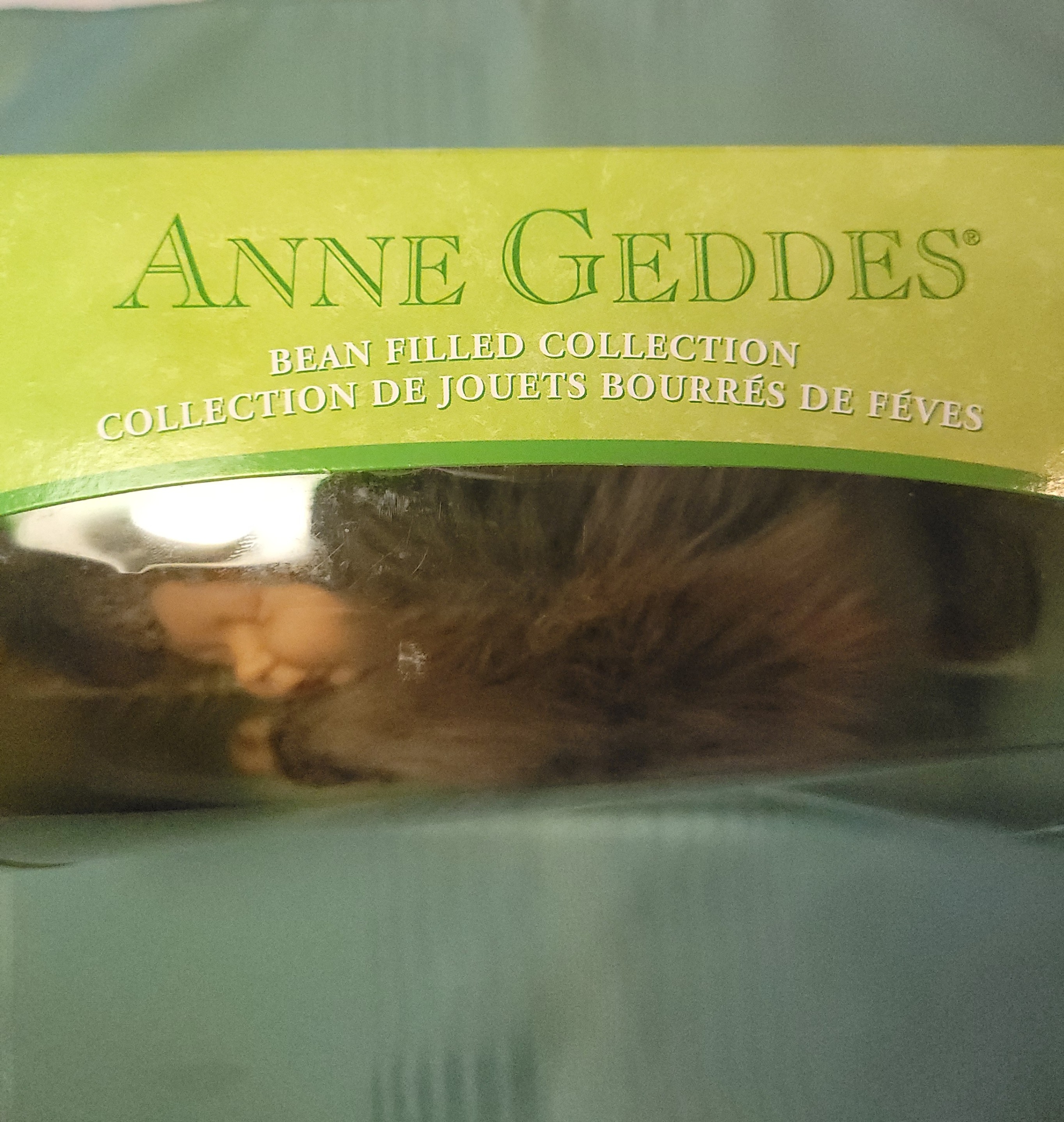 2006 Anne Geddes Bean Filled Baby Hedgehog Doll Plush New In Box - photo 3