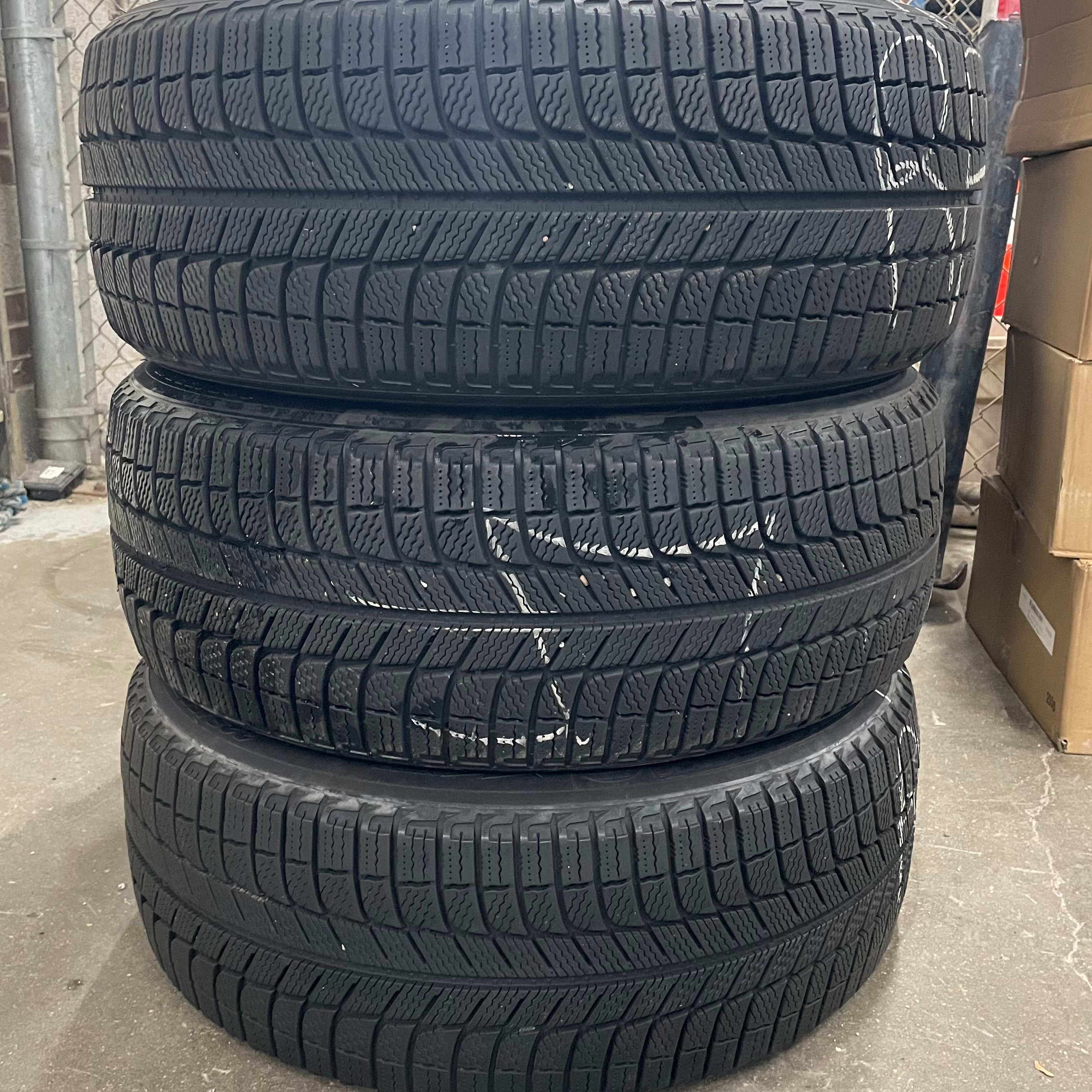 3 x P225/55R17 Michelin Xice Winter Tires