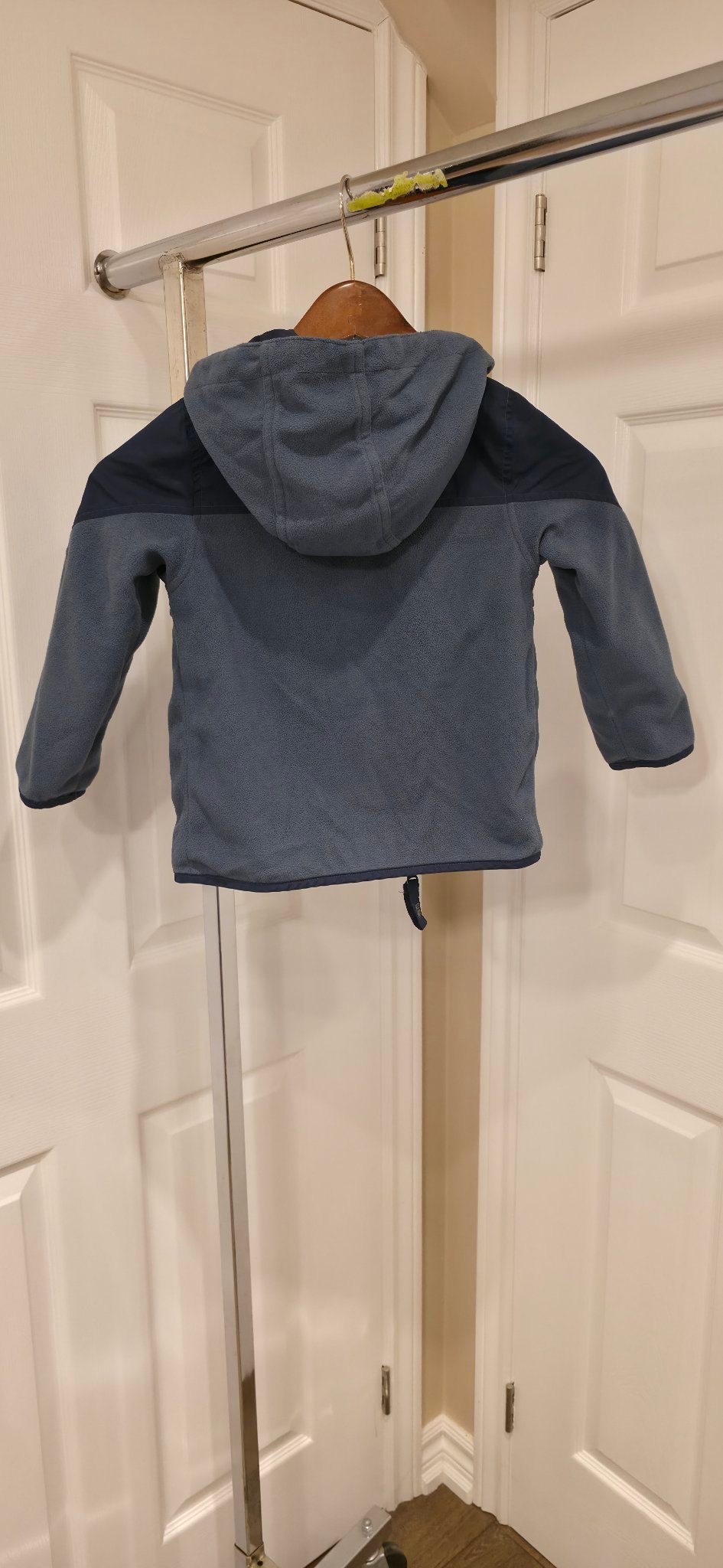 Kids Roots 73 reversible hooded jacket size 5T, navy - photo 4