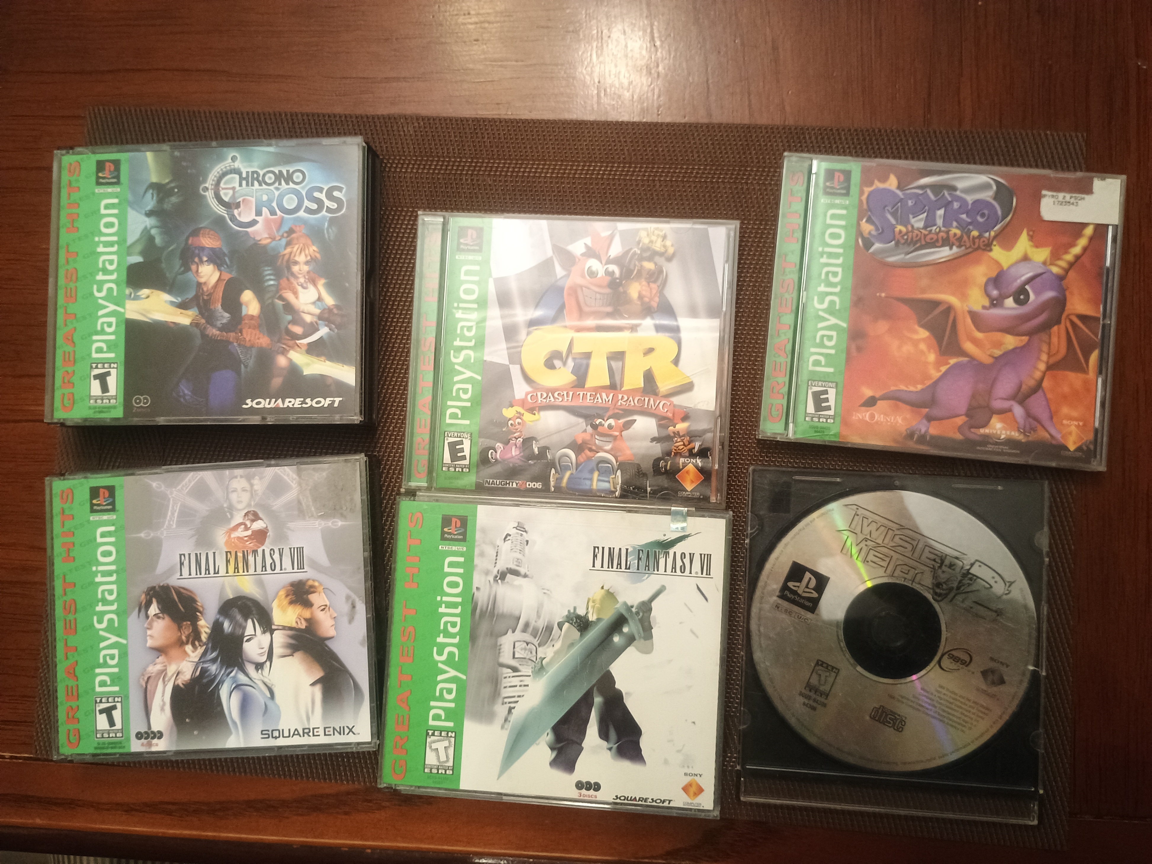 PS1 Game Lot – Final Fantasy, Chrono Cross, Crash, Spyro