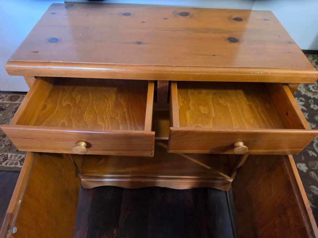 Solid Pine Wood Sideboard with Storage - photo 5