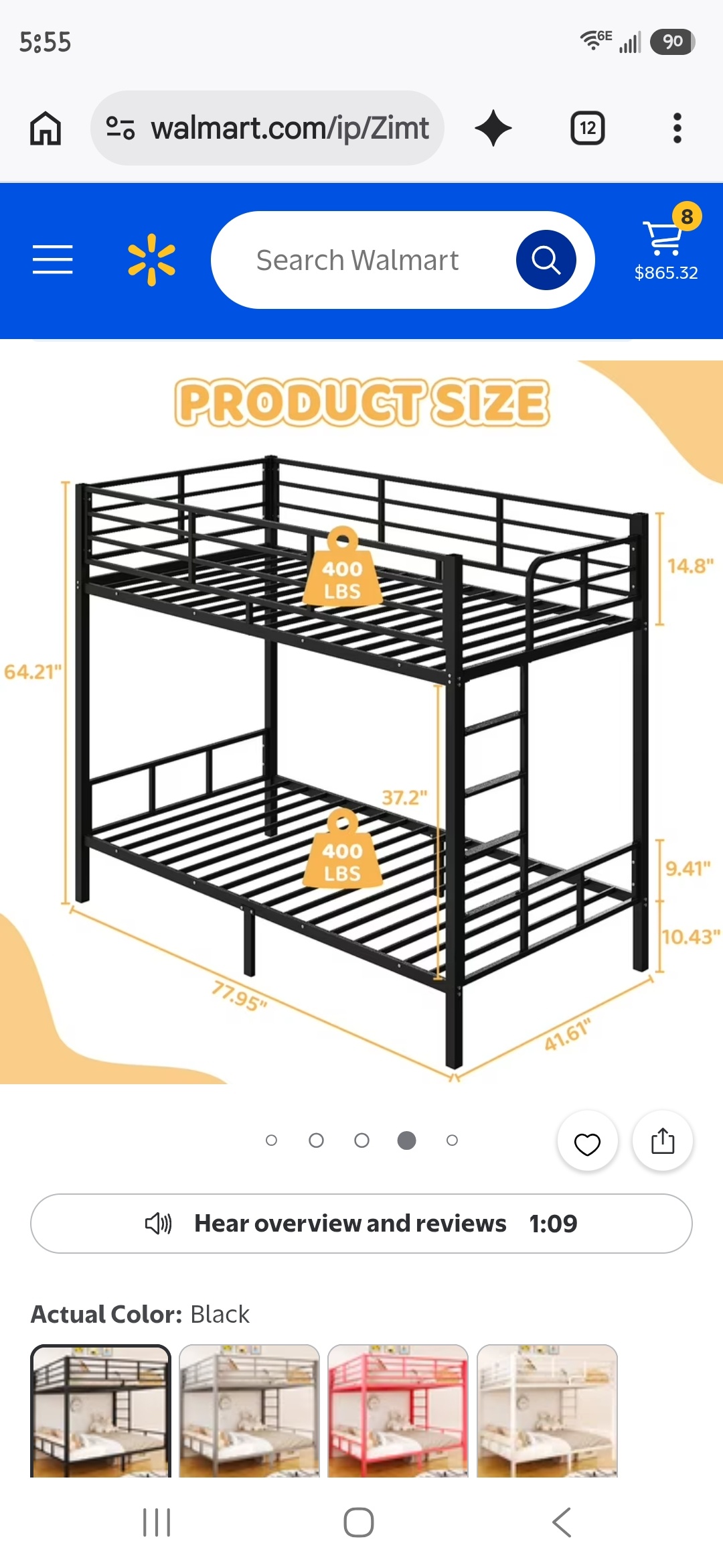 Bunk bed
