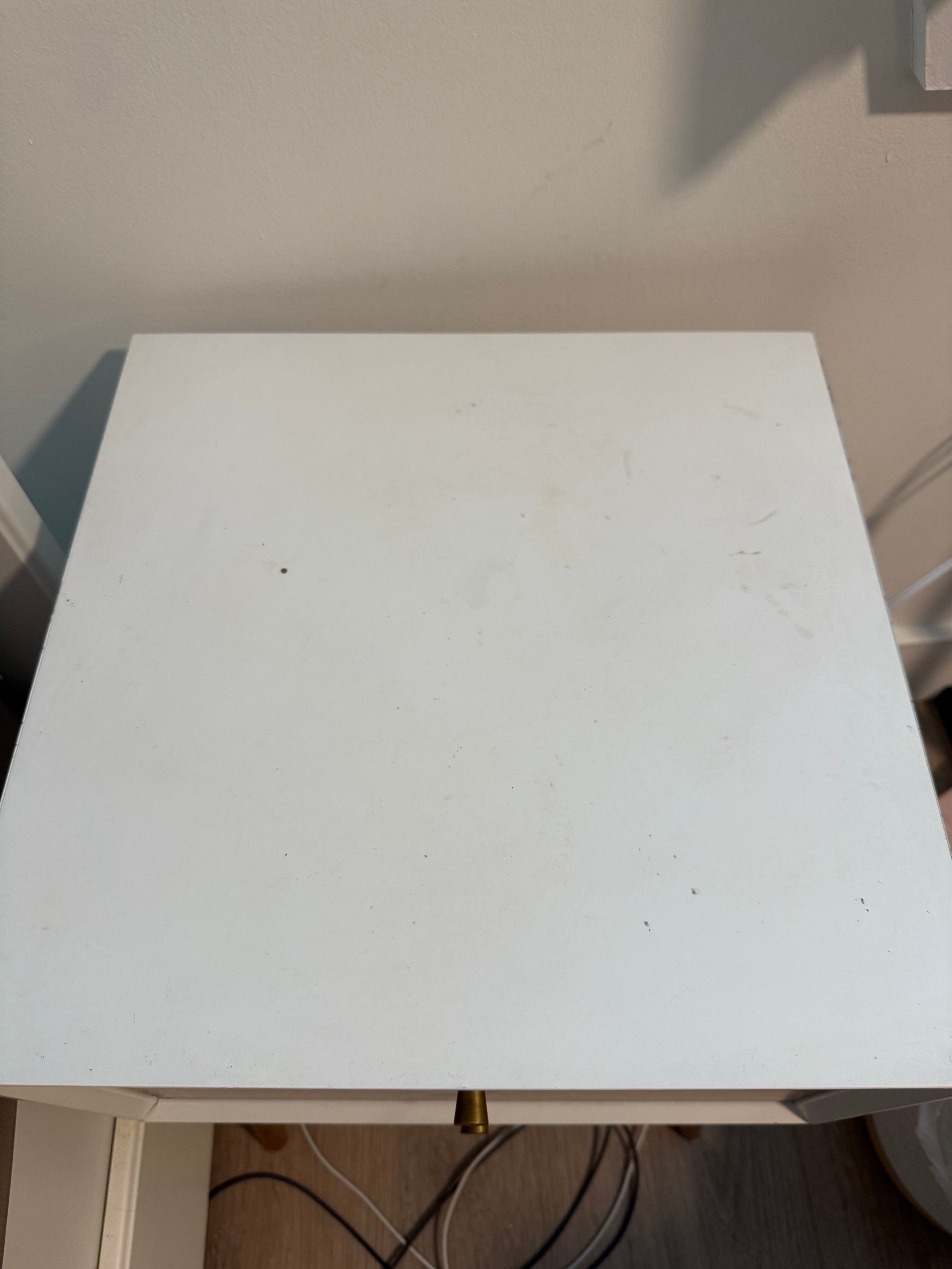 Nightstand side end table with drawers - photo 3