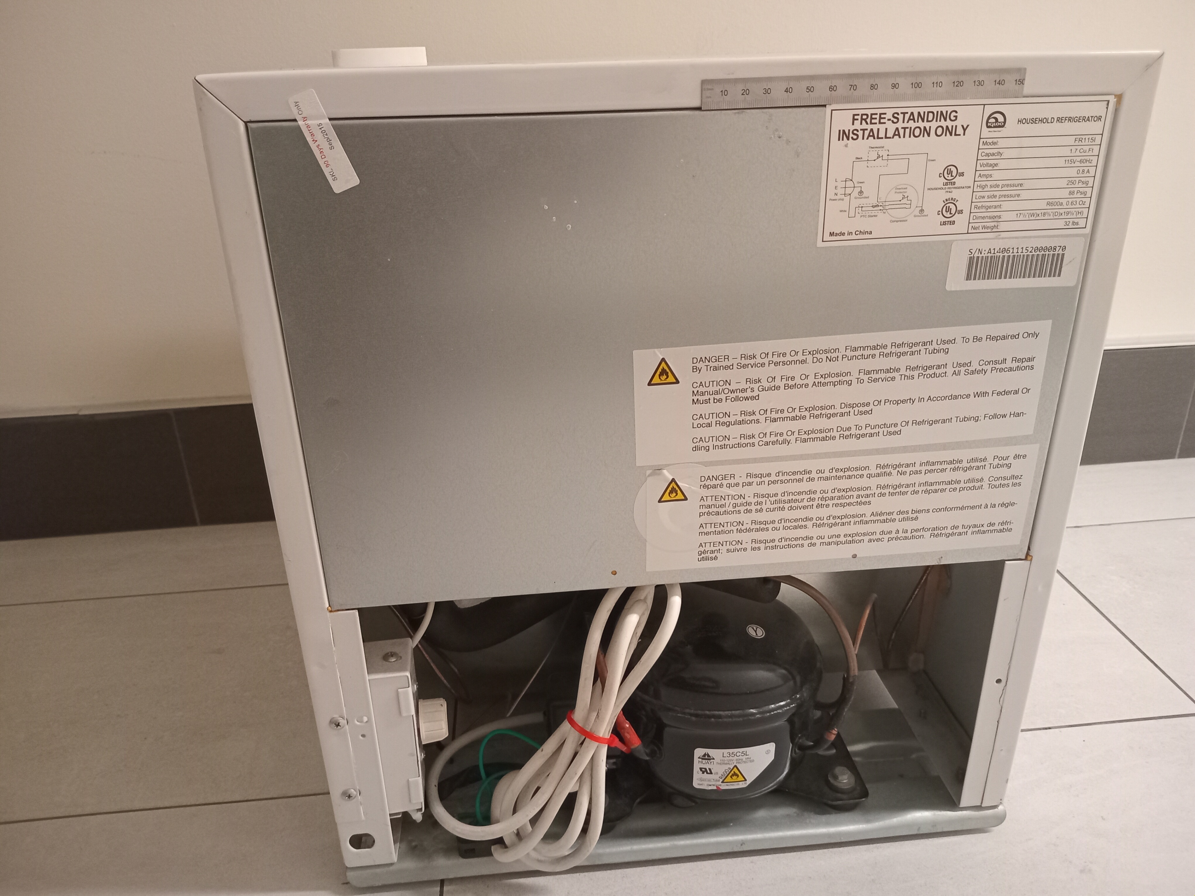 Mini Fridge (1.7 cubic foot) - photo 4