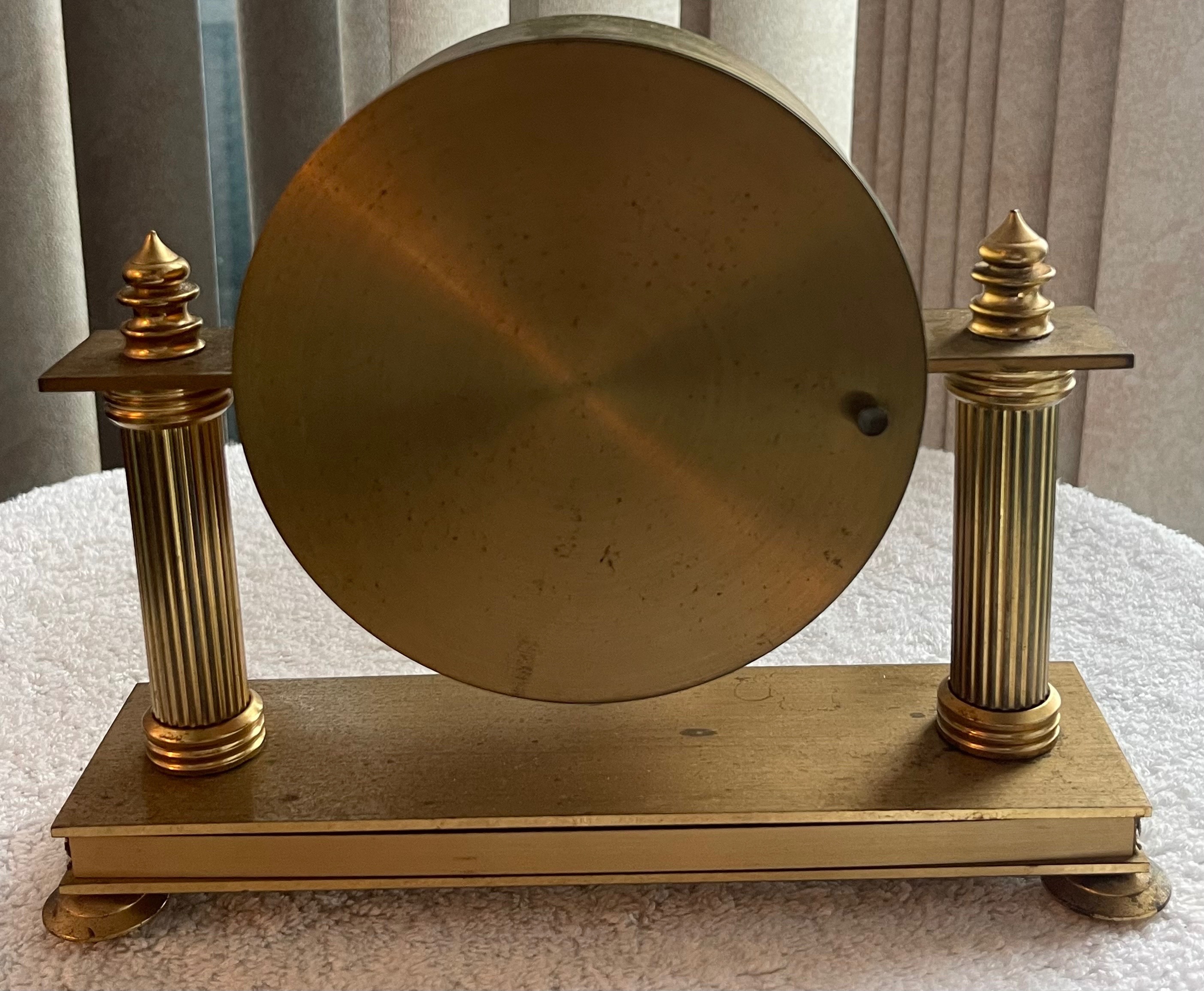 Vintage Working Schatz Elexacta German Brass Clock - photo 3