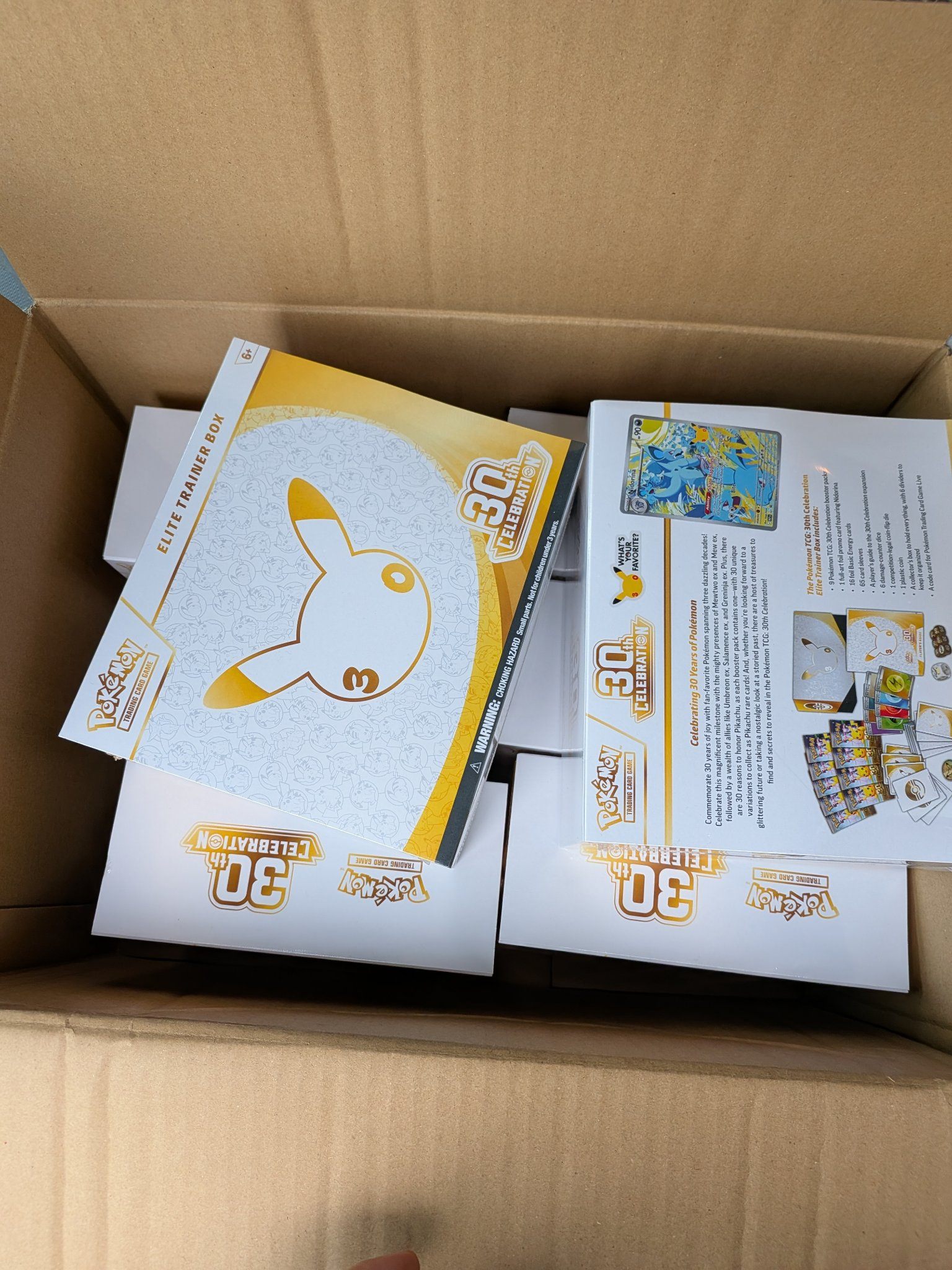 Pokémon 30th Celebration Elite Trainer Box — Brand New, Sealed