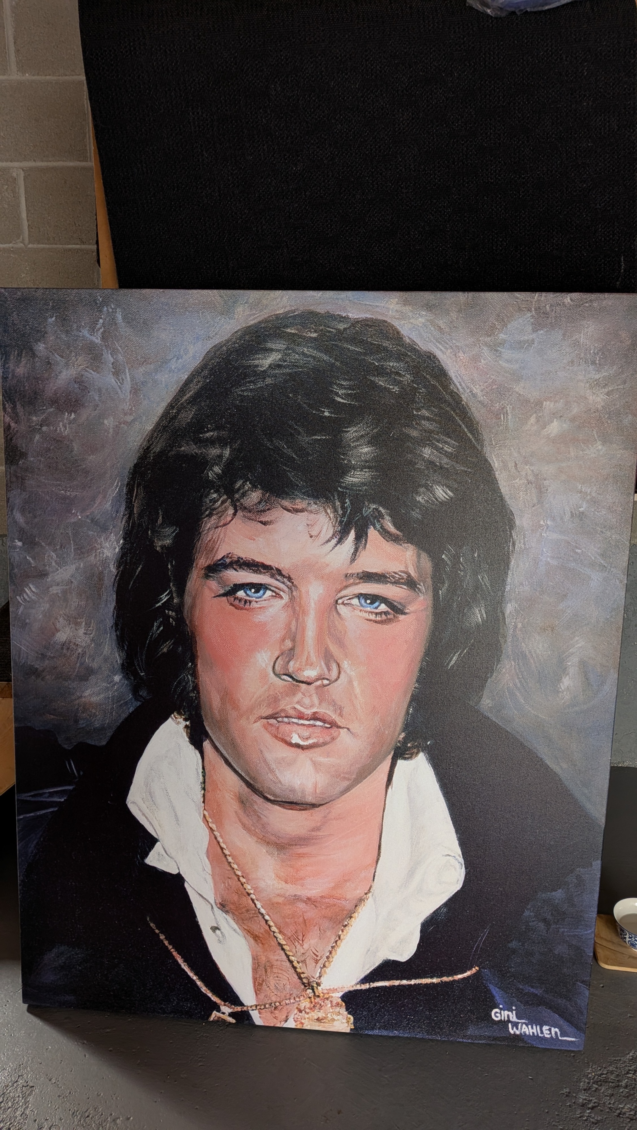 Large Elvis Presley Portrait Painting – 4 × 5 ft – $250 OBO - photo 2