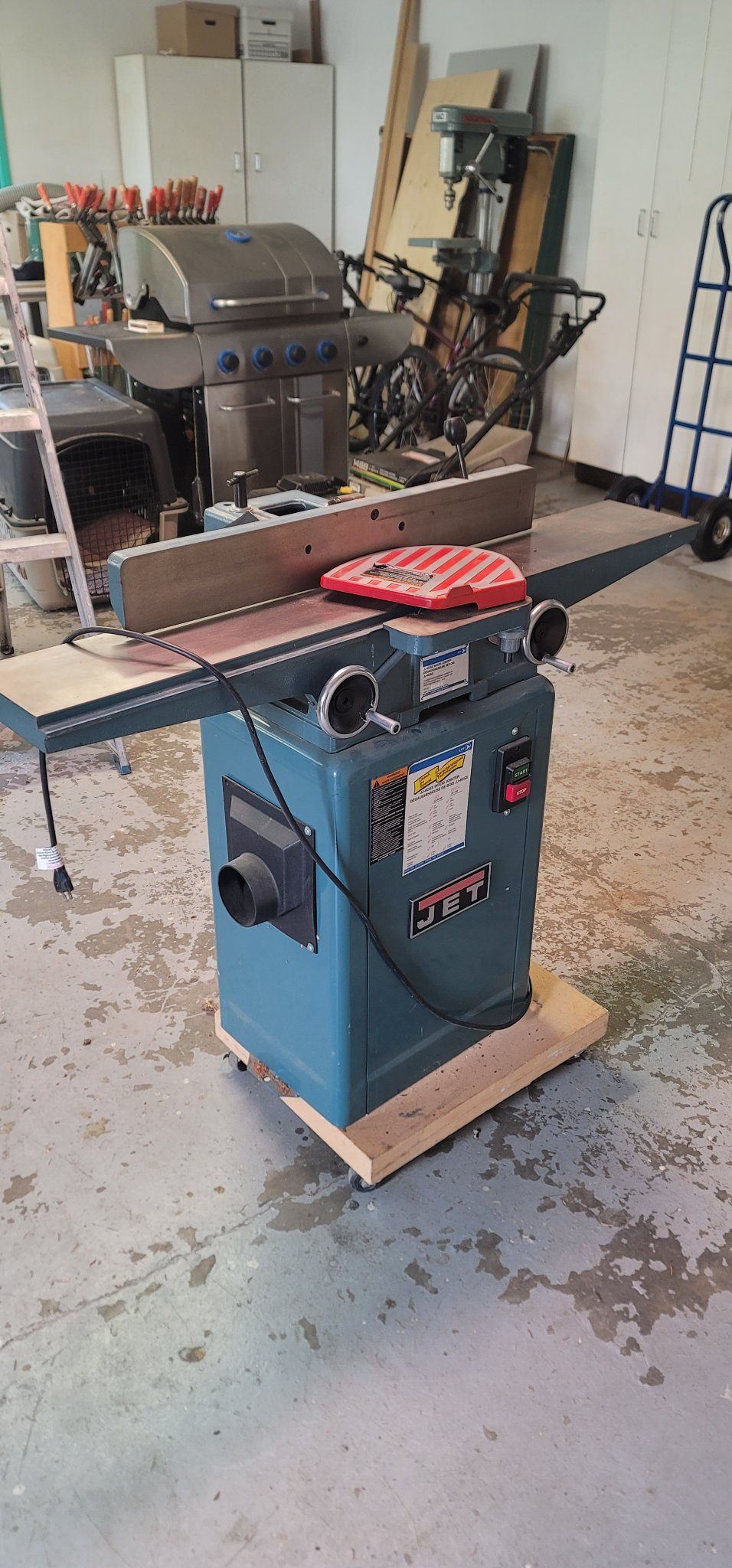 JET JJ-6CSX 6" Jointer — Closed Stand, 46" Table - photo 3