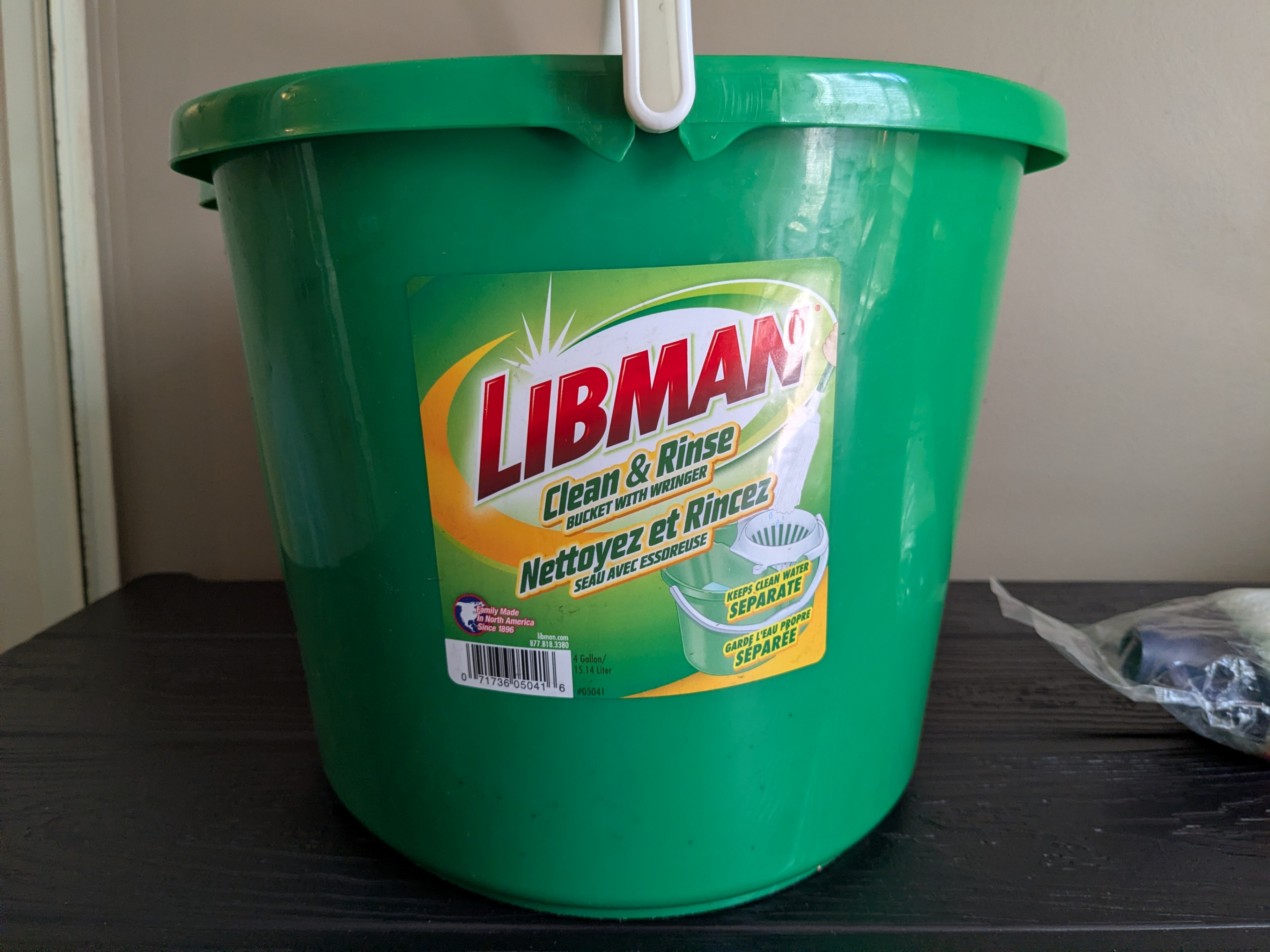 Libman Clean & Rinse Bucket, 4 Gallon + mop + drainer (READ AD) - photo 5