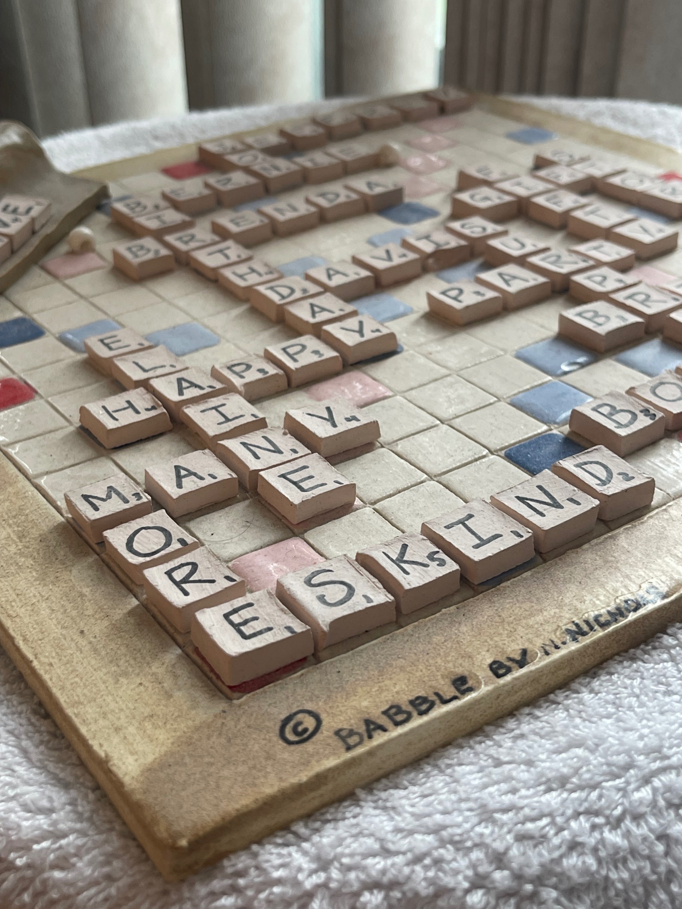 3D Scrabble Board Wall Art Plaque - 12x12 - photo 4