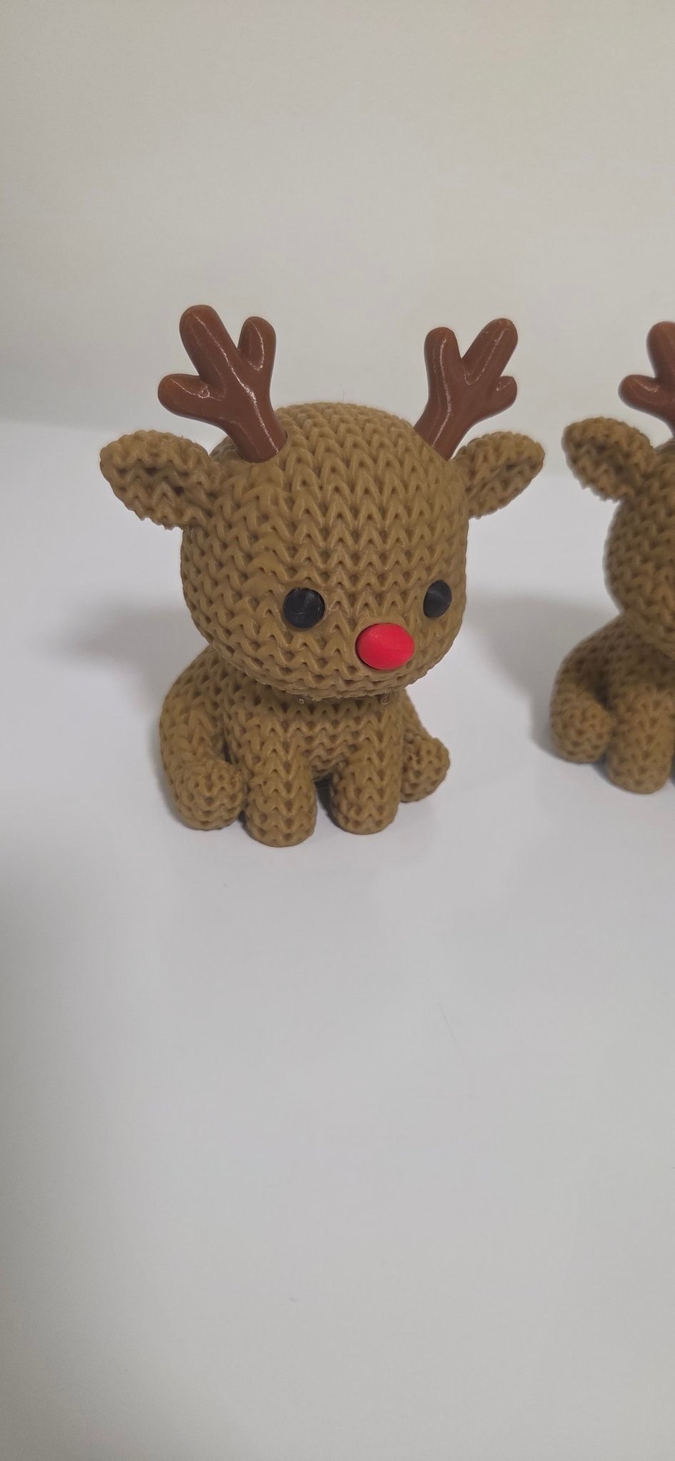 Knitted Reindeer — 3D Printed Christmas Decor · $10