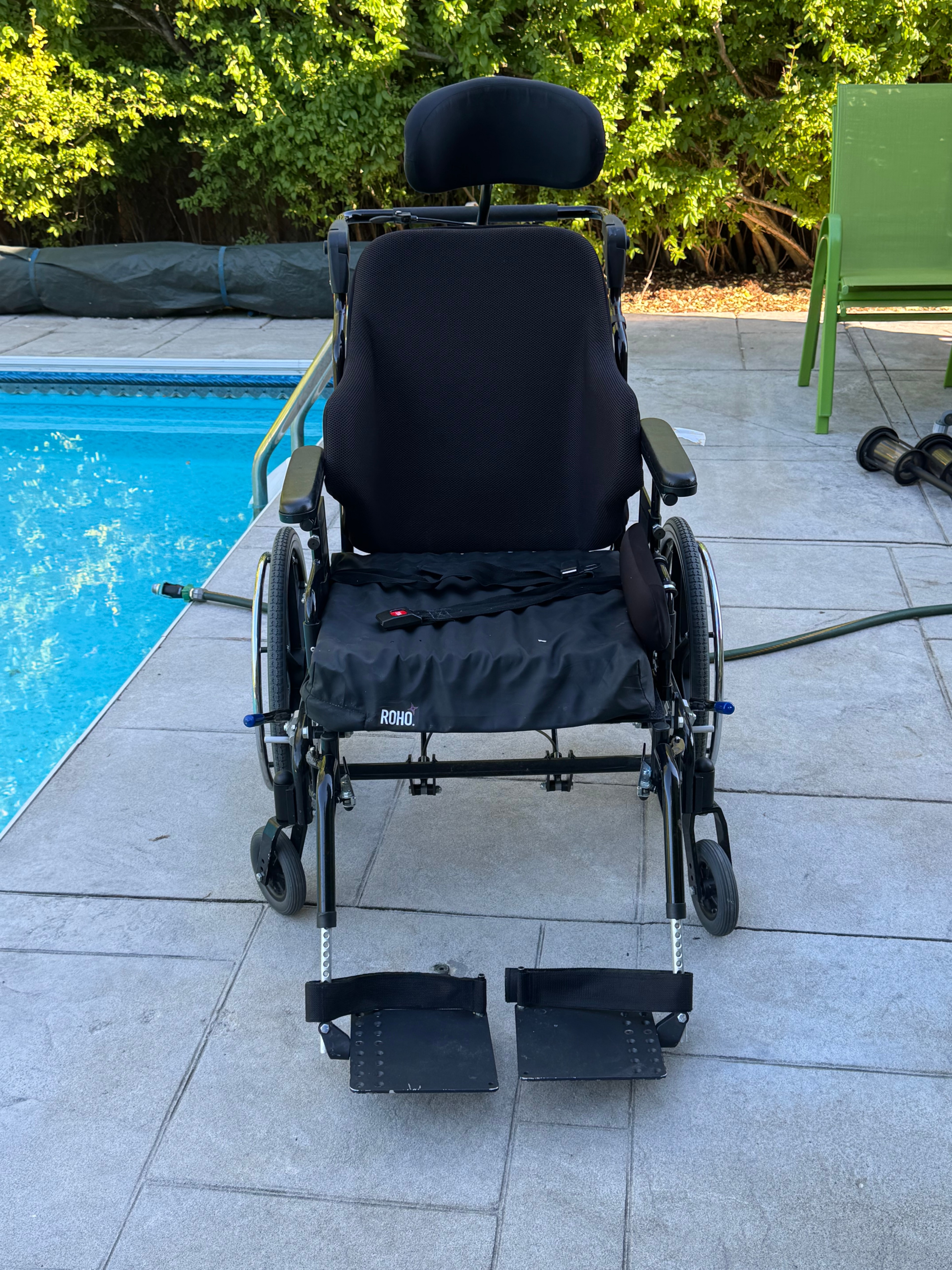 Power Plus Extreme Tilt-in-Space Wheelchair + ROHO Cushion - photo 2