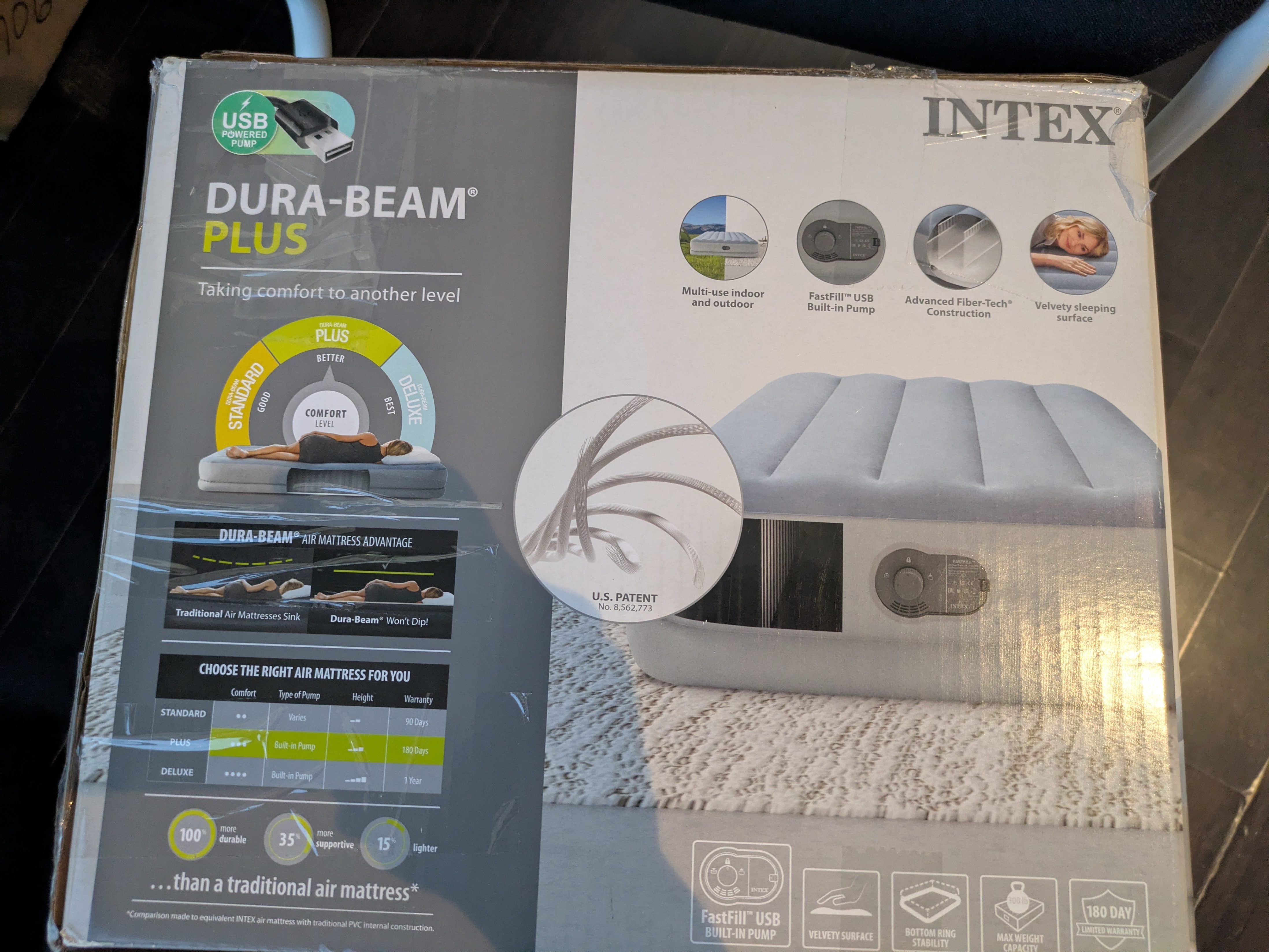 Intex Dura-Beam Plus Twin Air Mattress