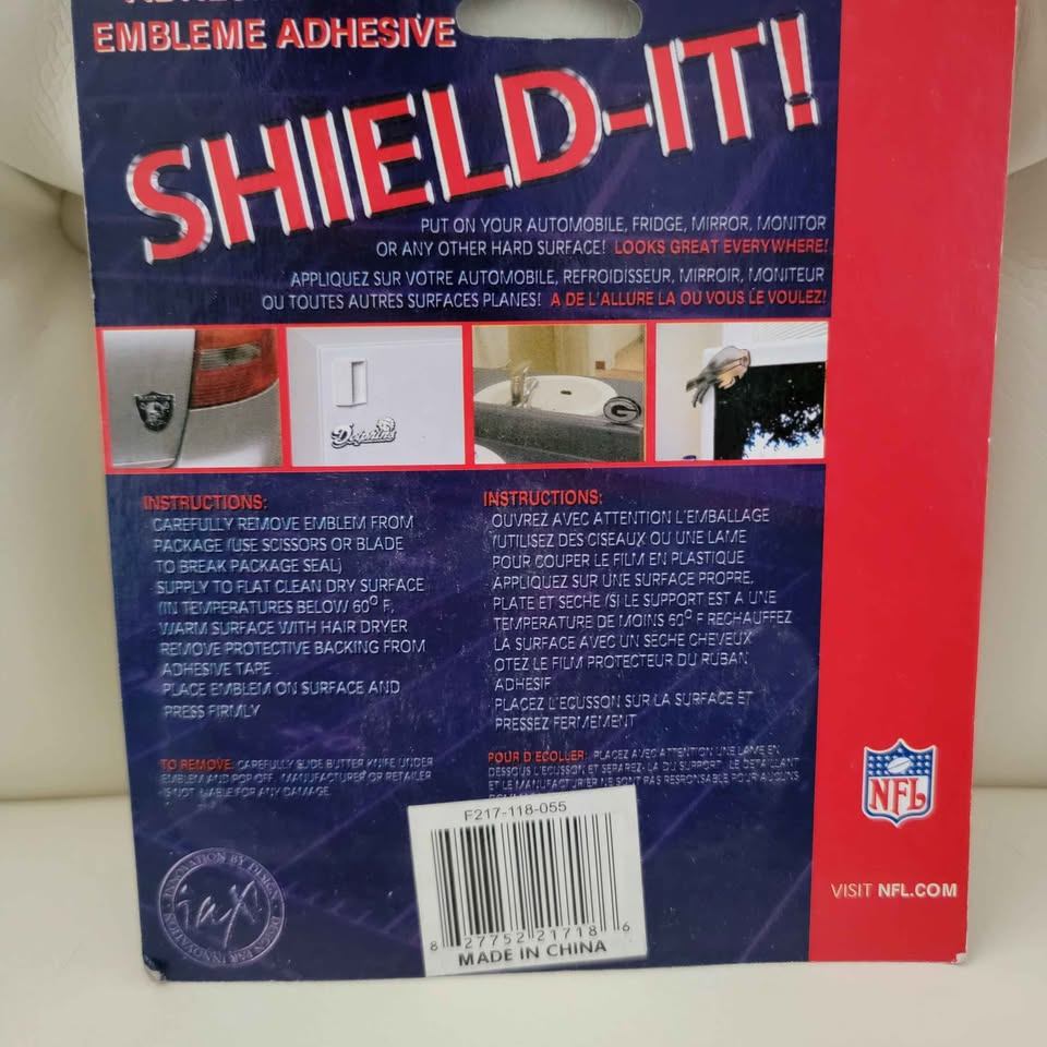 Minnesota Vikings NFL SHIELD-IT! Plastic Chrome Emblem - NEW - photo 5