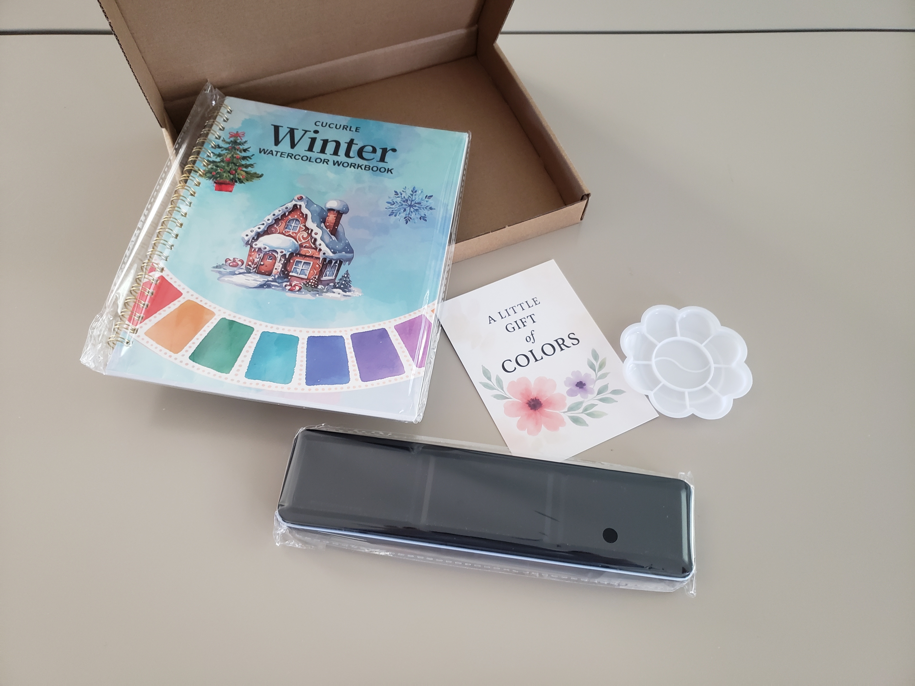 Watercolor workbook kit