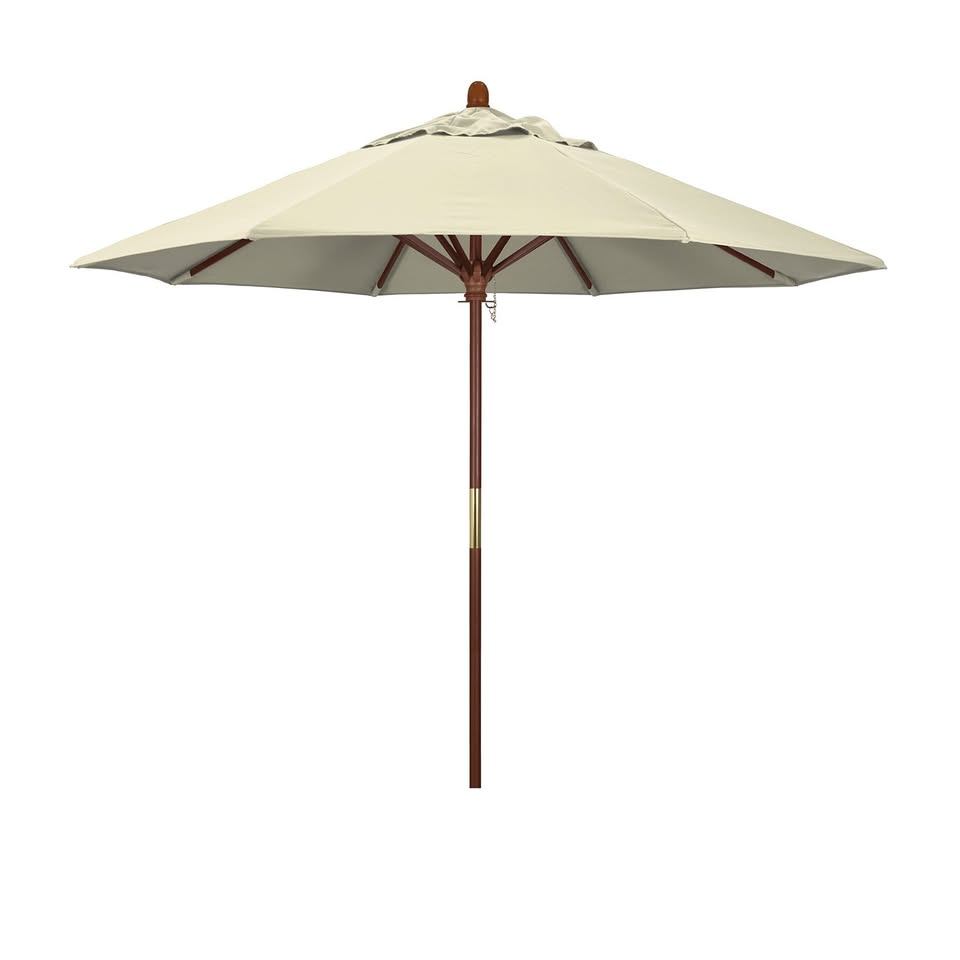 California Umbrella 9' Market Umbrella Natural Canopy (New)