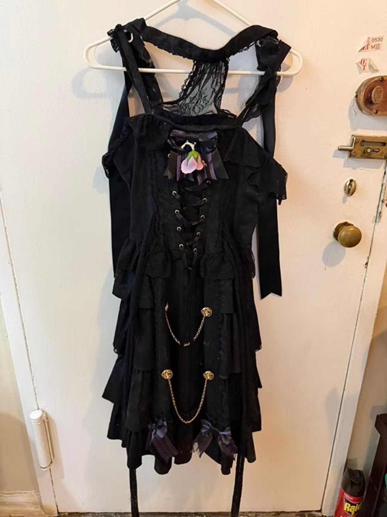 ALICE and the PIRATES Sweet Devil JSK Black Purple - Size S - photo 2