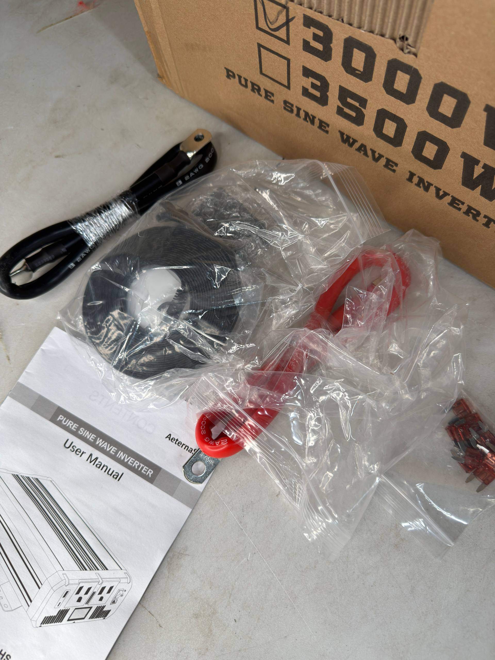 AeternaSol 3000W Pure Sine Wave Power Inverter - 6000W Peak - photo 4