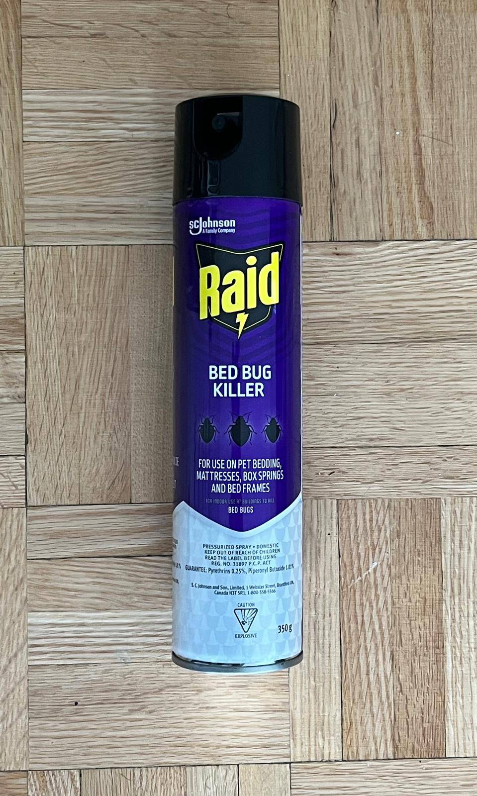 RAID Bed Bug Killer 350g