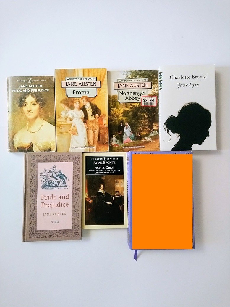 Jane Austen, Anne Bronte, Charlotte Bronte books!
