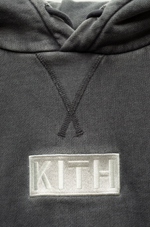 Kith Williams III Hoodie – Dark Grey / Box Logo (Size XS) - photo 4